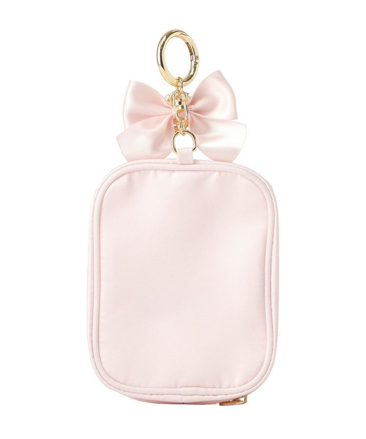 Maison de FLEUR「ビジューリボンクリアポーチS」|ポーチ|