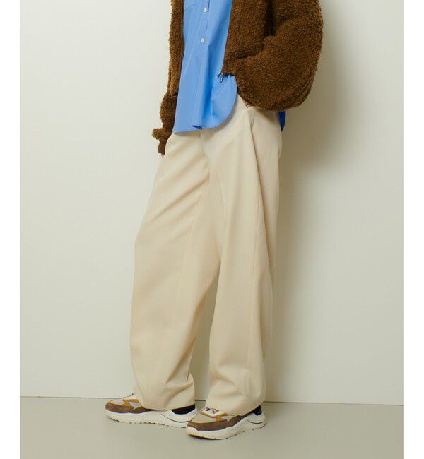 allureville「ドライウールカーブライントラウザー」|チノ|