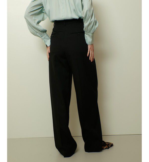 allureville「ドライウールカーブライントラウザー」|チノ|