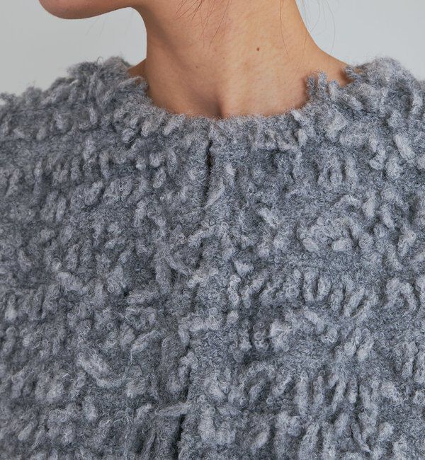  「ループフリンジニットカーディガン」|カーディガン|