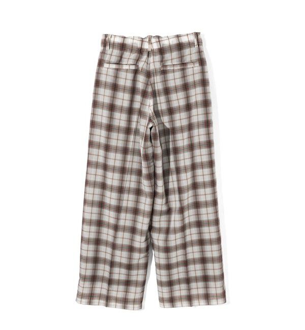 MIDIUMISOLID「MIDIUMISOLID Men&rsquo;s シアーチェックテーパードパンツ」|その他|