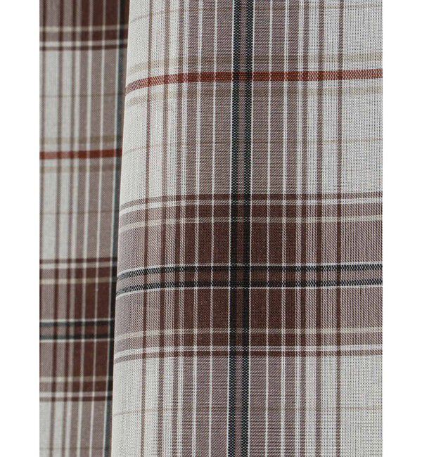 MIDIUMISOLID「MIDIUMISOLID Men&rsquo;s シアーチェックテーパードパンツ」|その他|