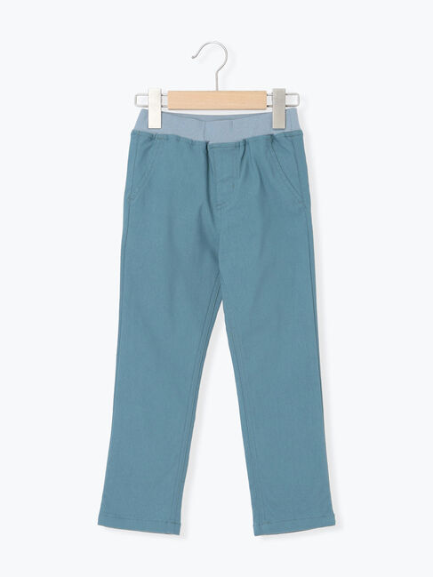 Samansa Mos2 Lagom「ストレッチツイルパンツ」|その他|グリーン