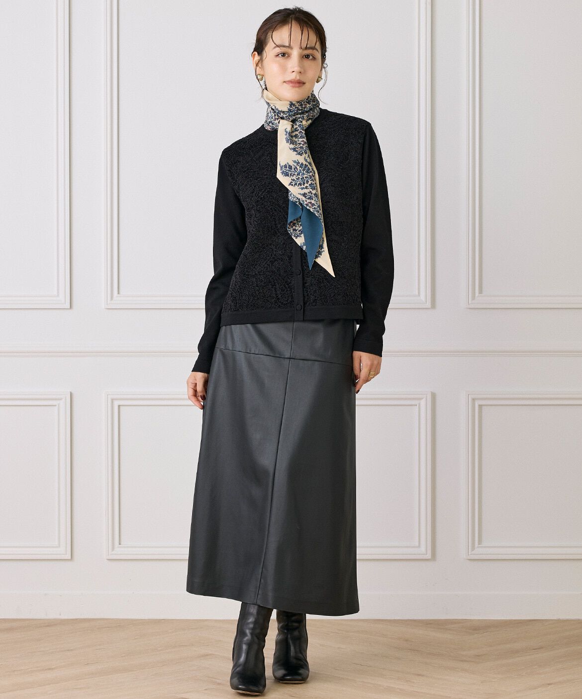 INED「レースカーディガン」|カーディガン|