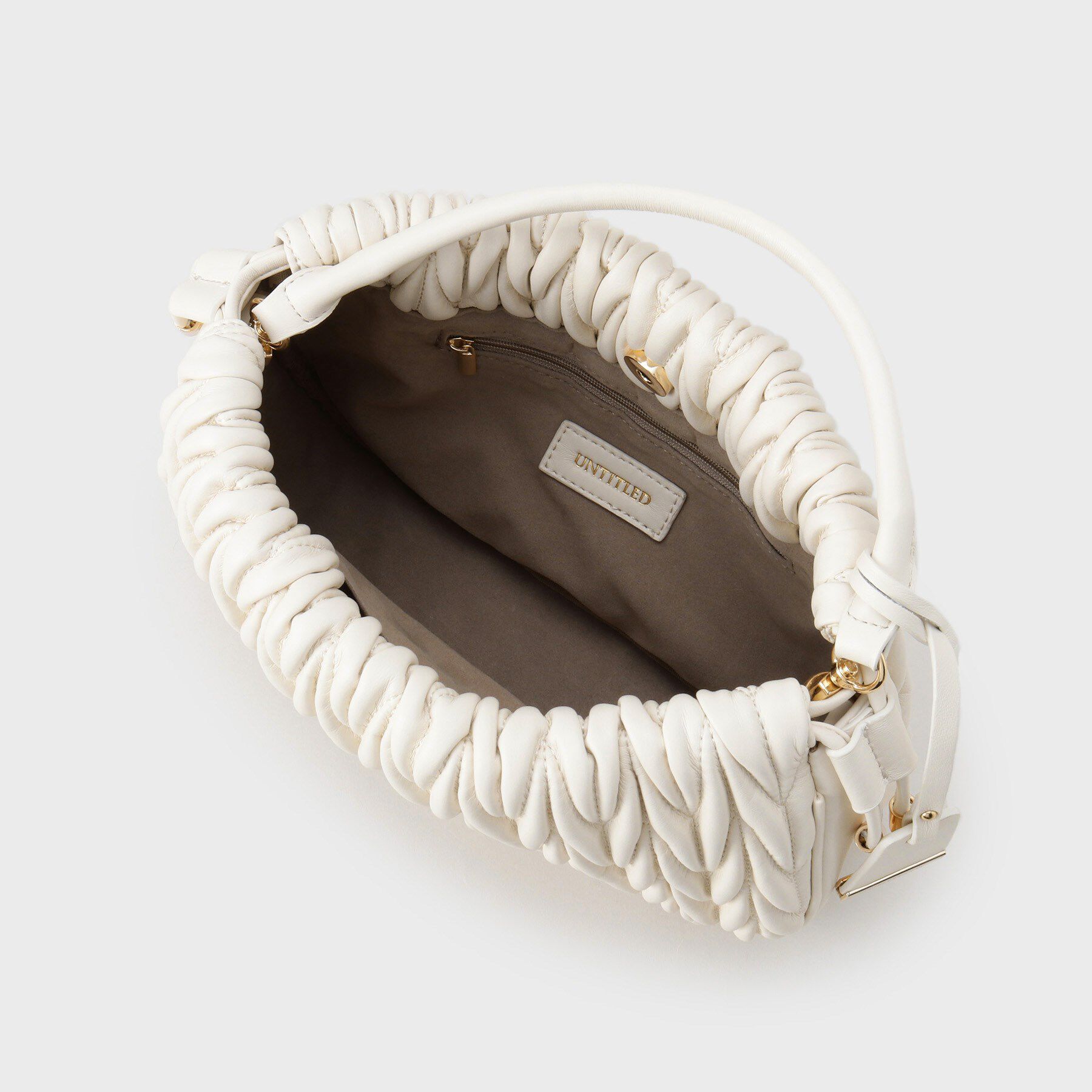 UNTITLED「【セレモニーにも！】ソフトギャザーショルダー」|ショルダー・メッセンジャー|