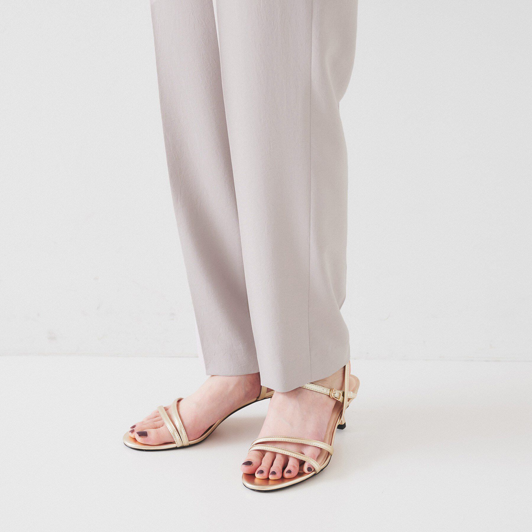 UNTITLED「【セットアップ可能/接触冷感/イージーケア/ウエストゴム仕様】リラクミスト テーパードパンツ」|その他|