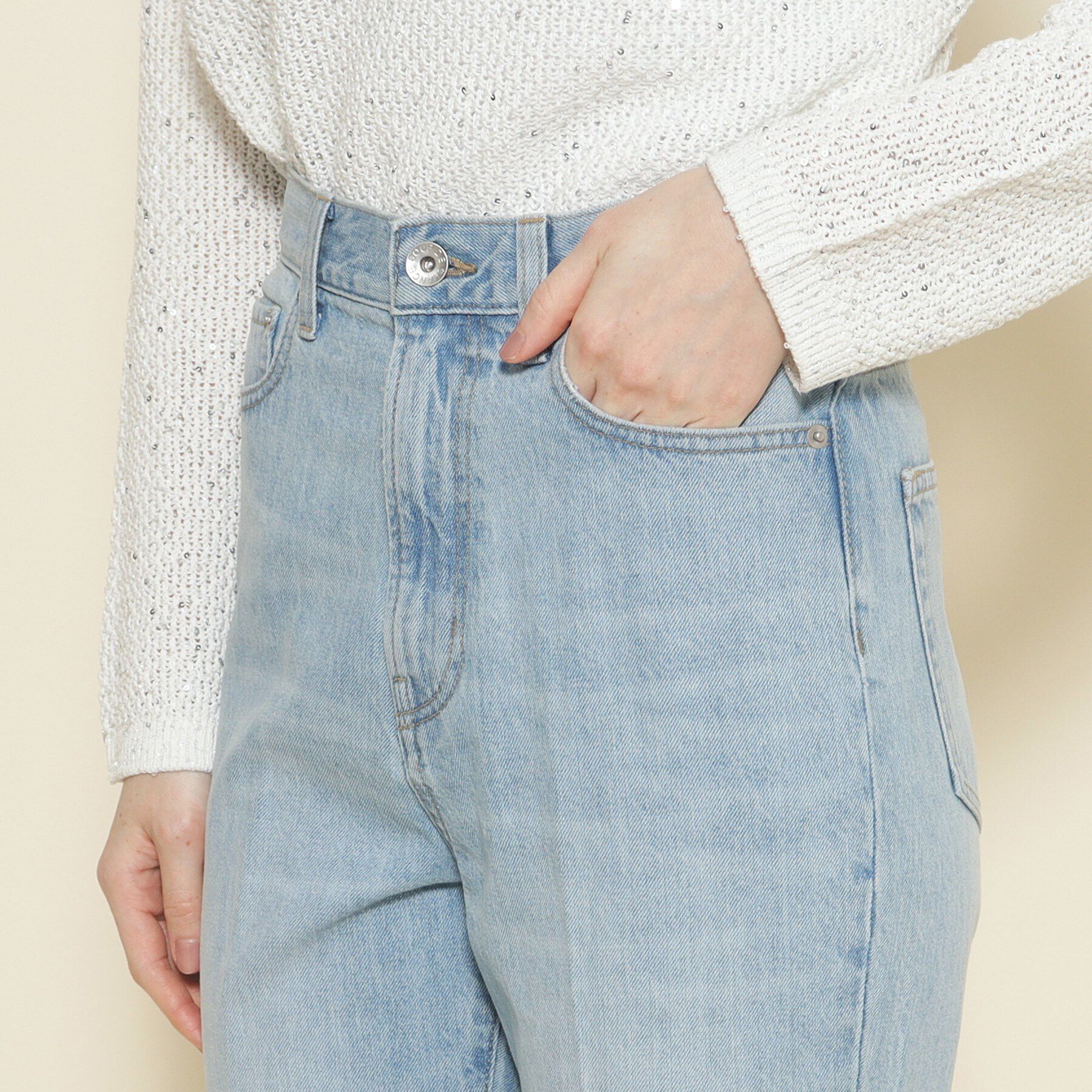 COUP DE CHANCE「【環境に配慮したデニム】細身デニムパンツ」|デニム|