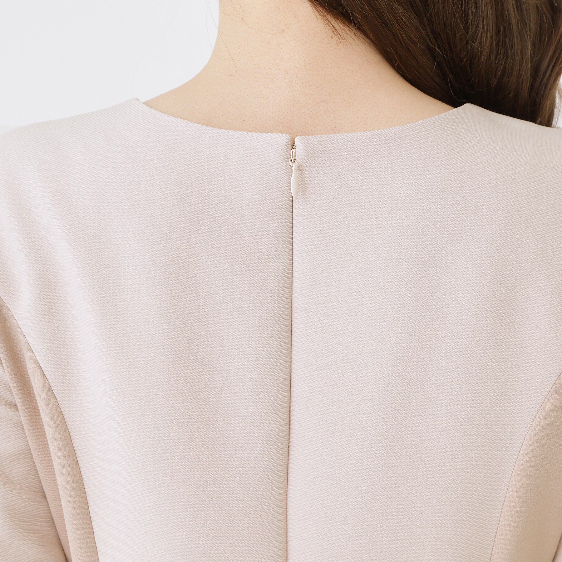 COUP DE CHANCE「【手洗い可／日本製】異素材組み合わせワンピース」|ワンピース|