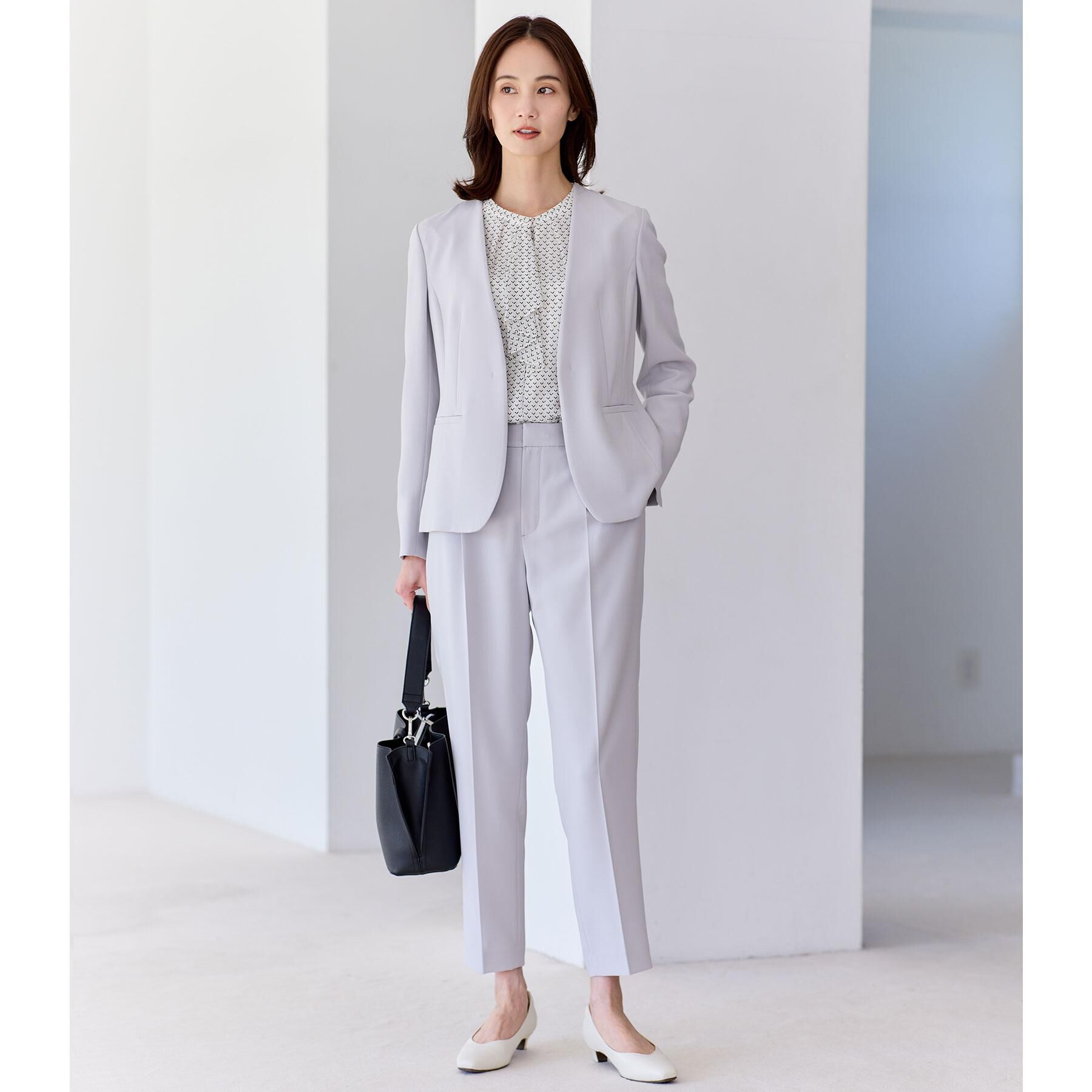 Reflect「【フォーマル／入卒／通勤／セットアップ可】ノーカラージャケット」|ノーカラージャケット|