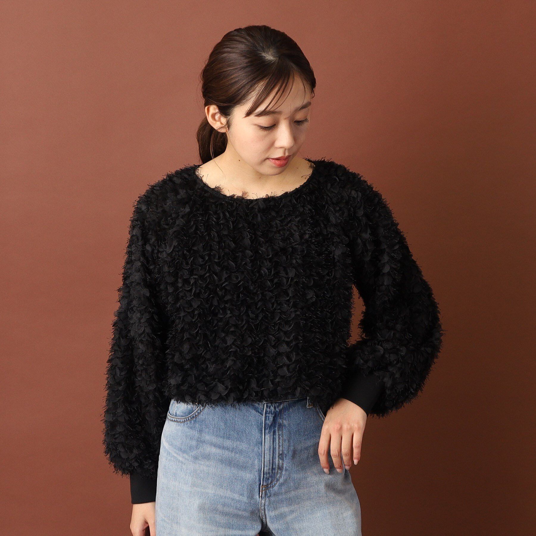 DRESSTERIOR「provoke（プロヴォーク）【別注】 フワラーモチーフブラウス」|シャツ・ブラウス|