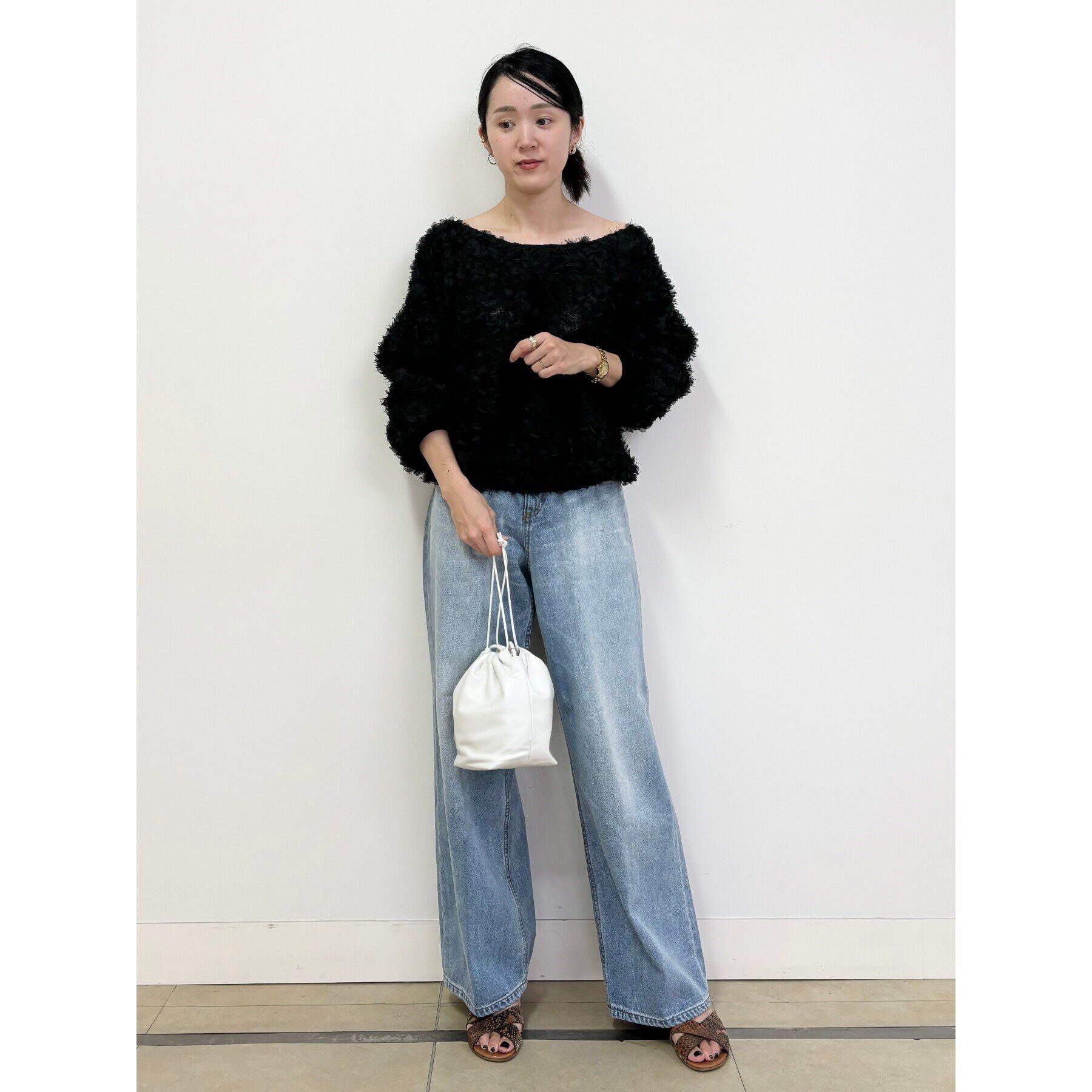 DRESSTERIOR「provoke（プロヴォーク）【別注】 フワラーモチーフブラウス」|シャツ・ブラウス|