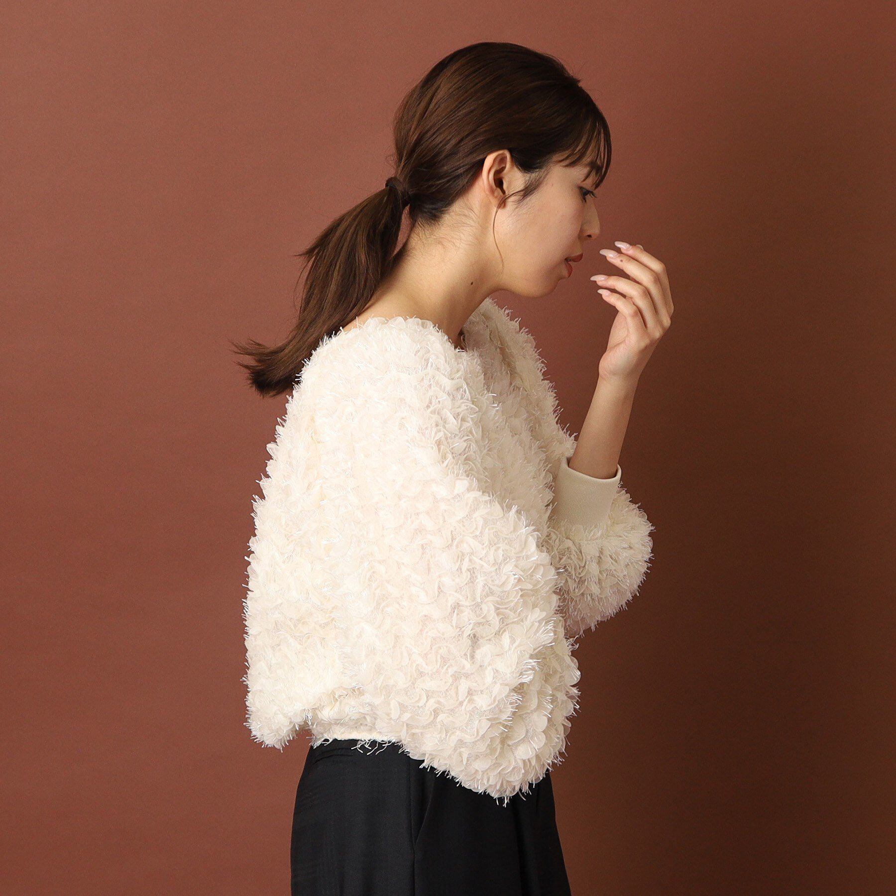 DRESSTERIOR「provoke（プロヴォーク）【別注】 フワラーモチーフブラウス」|シャツ・ブラウス|