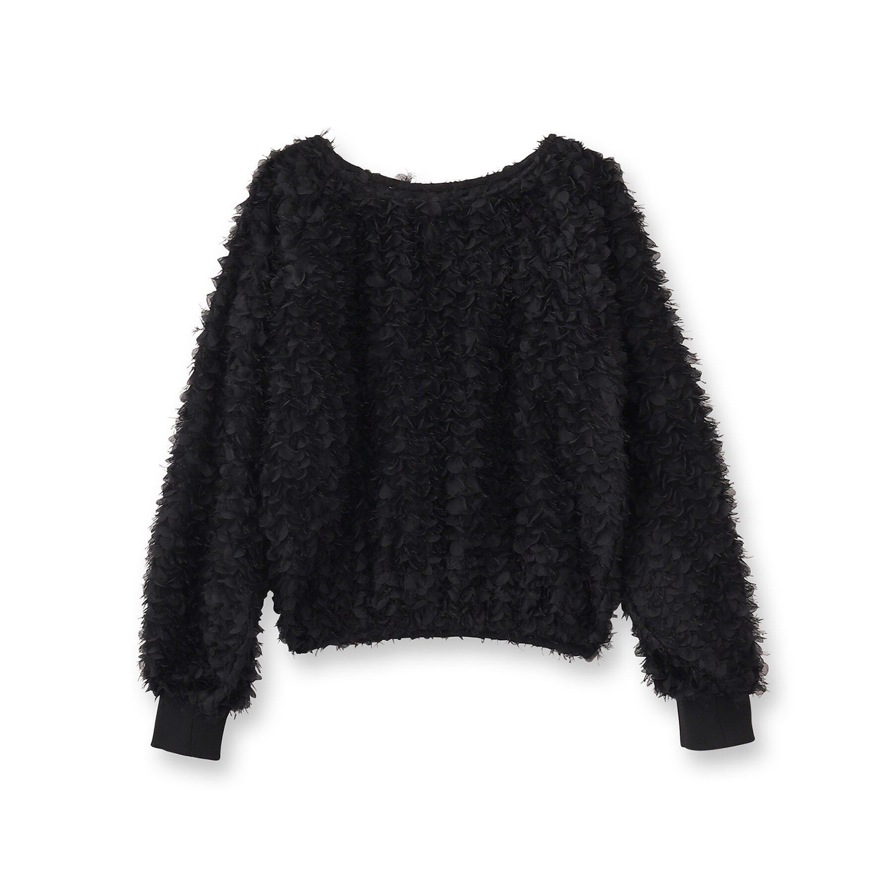 DRESSTERIOR「provoke（プロヴォーク）【別注】 フワラーモチーフブラウス」|シャツ・ブラウス|ブラック(019)