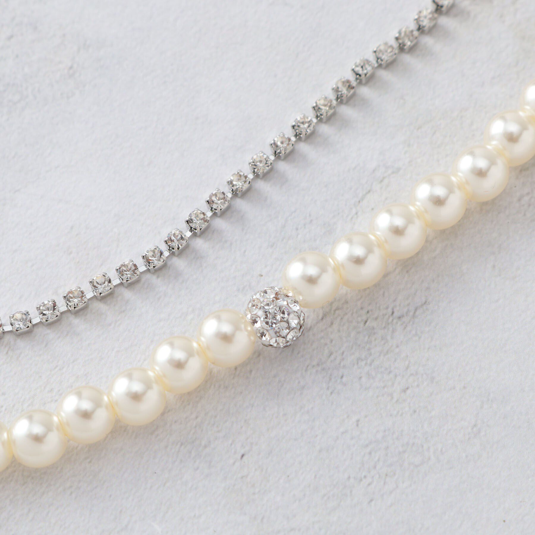 grove「ダイヤ型レーンパール調ネックレス【入卒対応可】」|ネックレス|