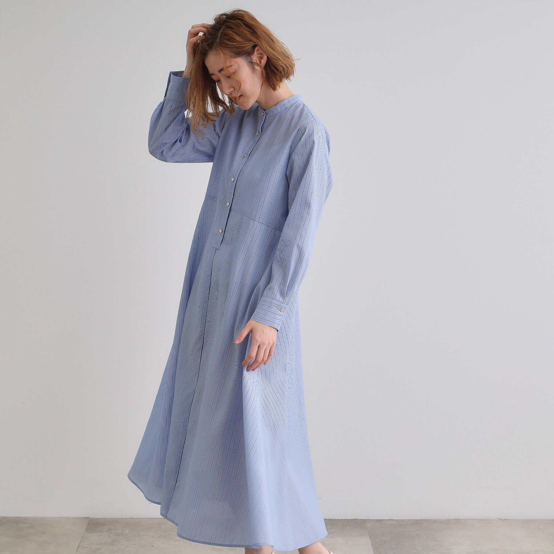 grove「ヘリテージフレアシャツワンピース」|ワンピース|