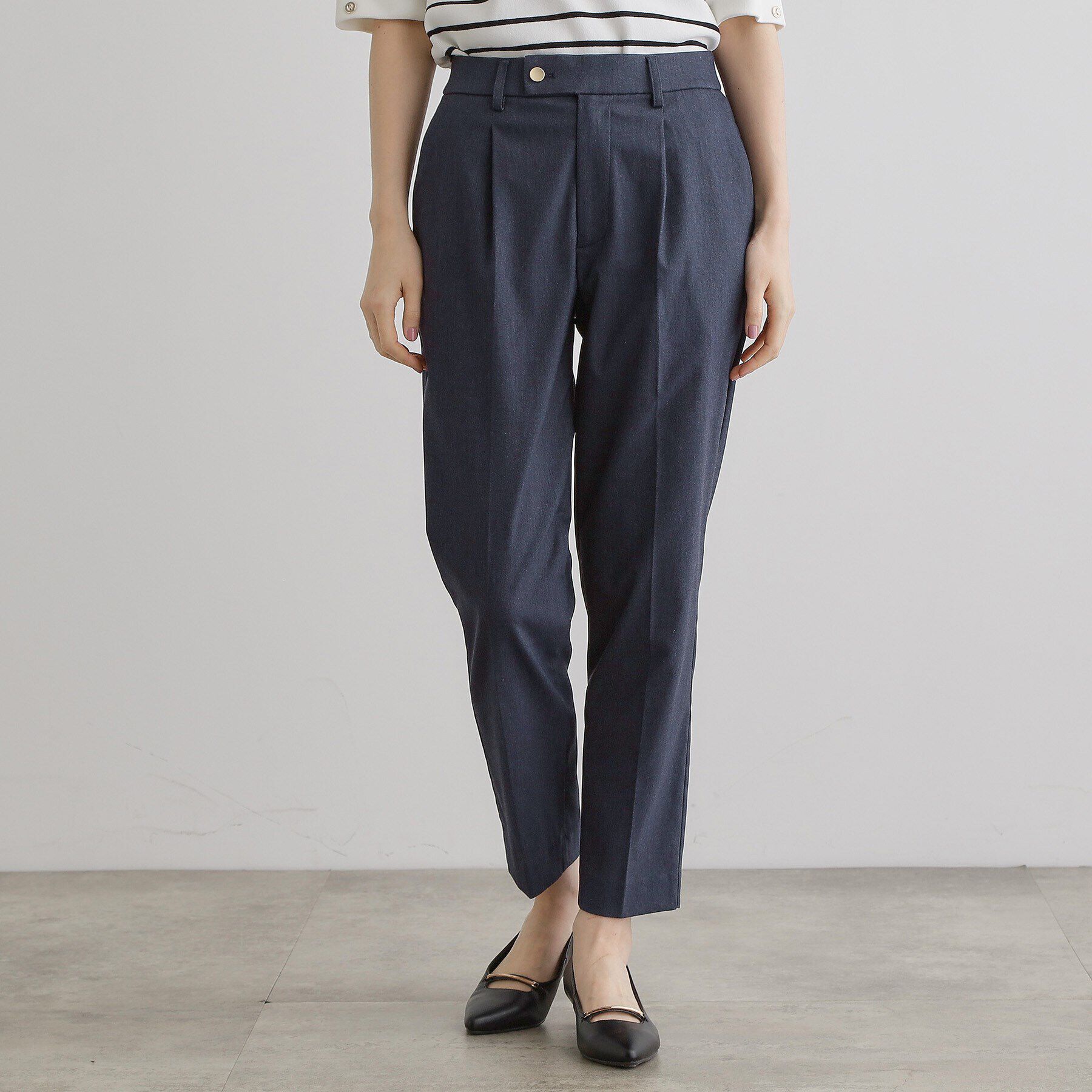 grove「【接触冷感】ハイパーストレッチテーパード」|その他|デニムライク(093