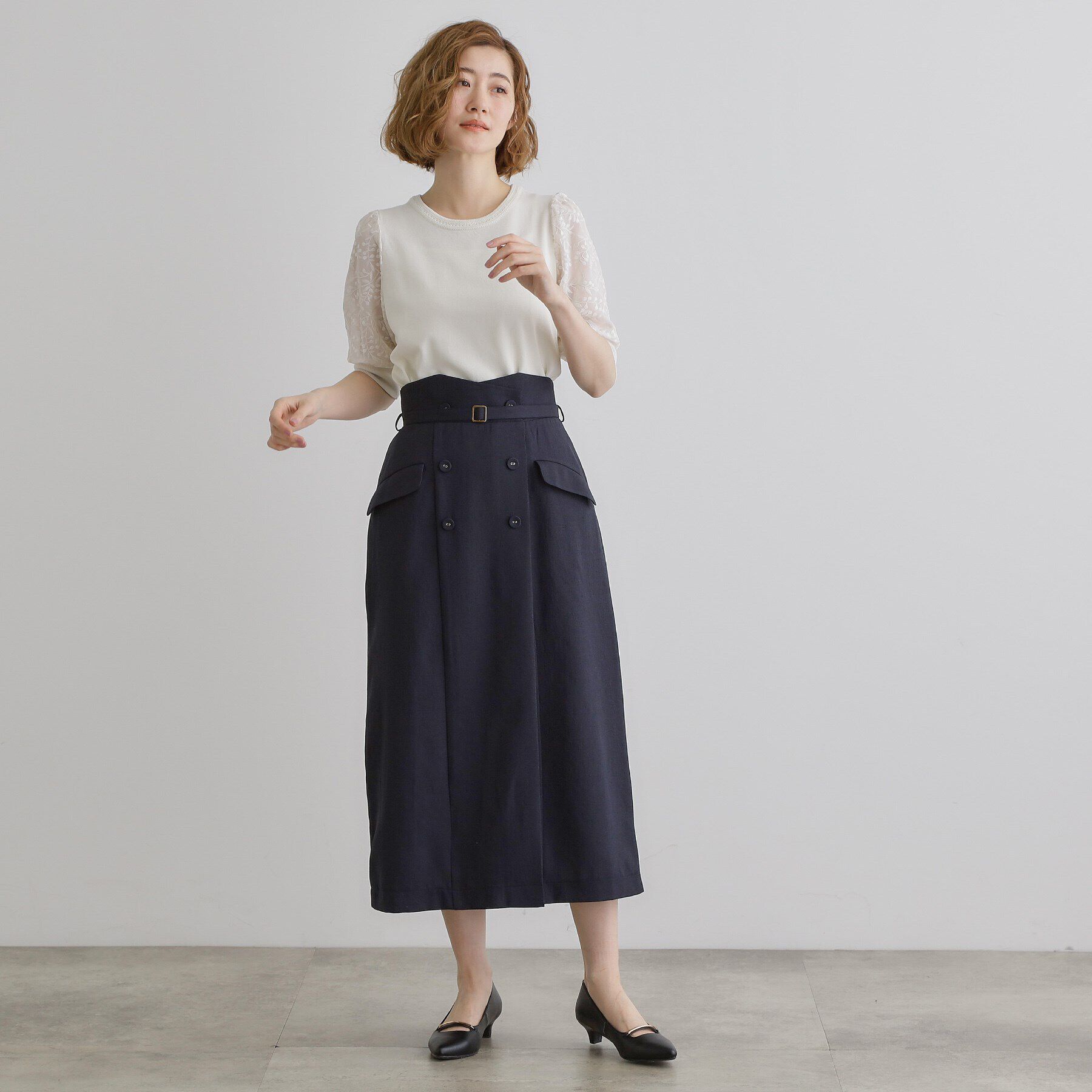 grove「カナパトレンチライクスカート」|スカート|