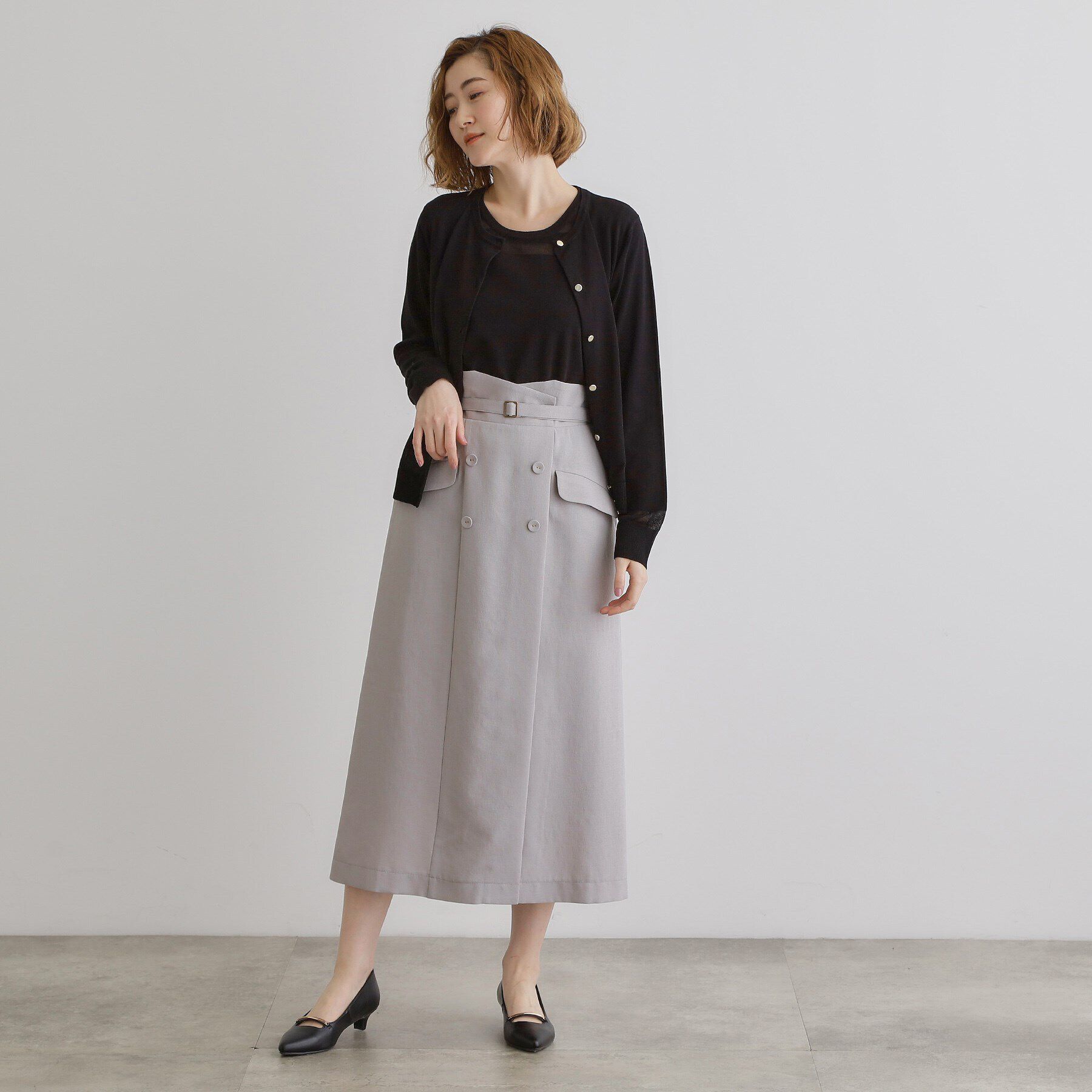 grove「カナパトレンチライクスカート」|スカート|