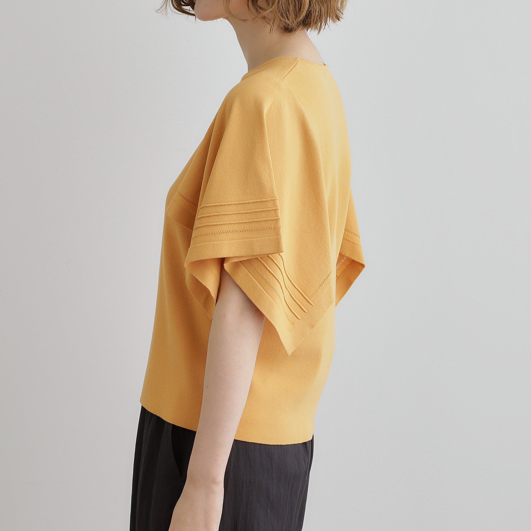 grove「ハンカチスリーブニットプルオーバー」|ニット・セーター|