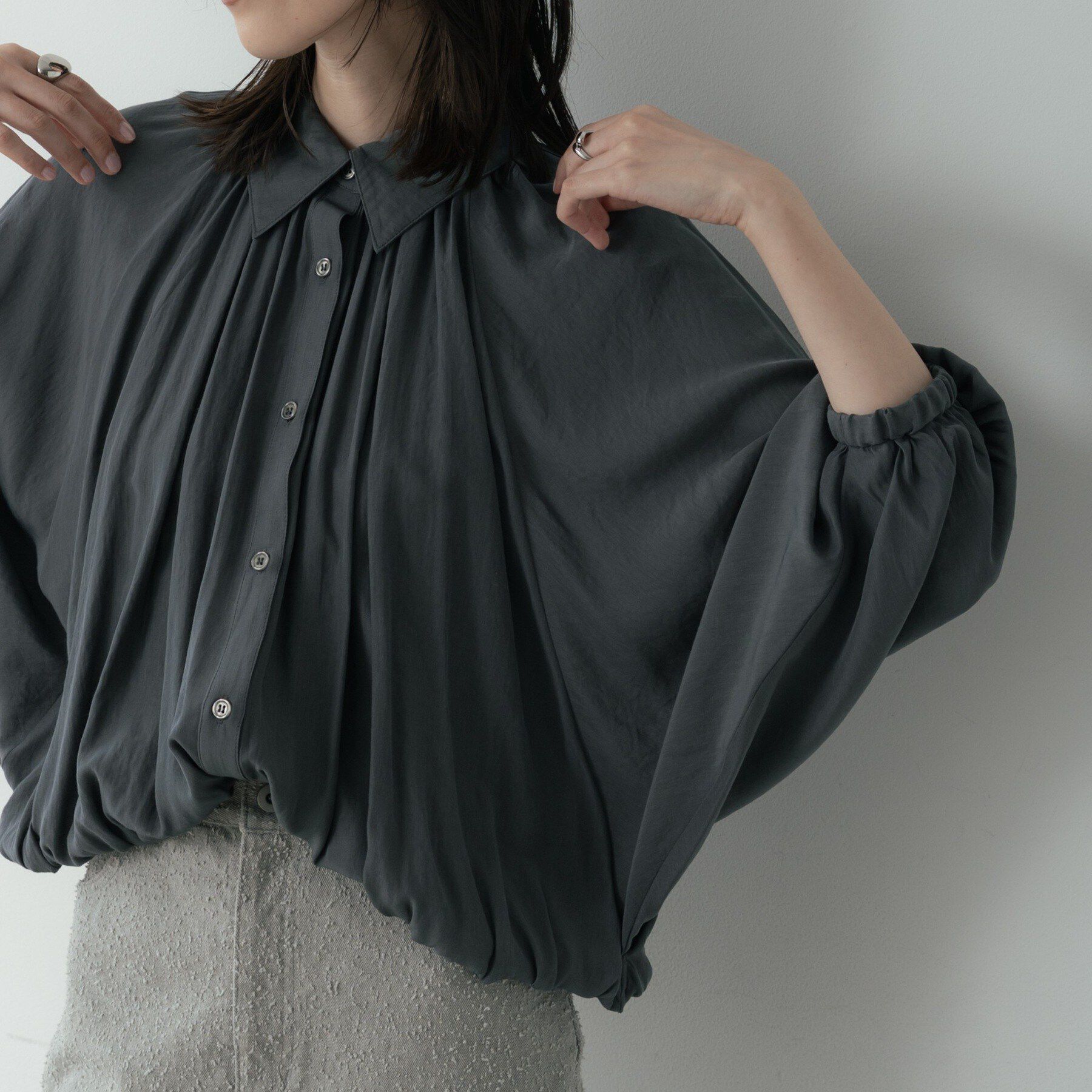 GALLEST「バルーンシアーブラウス」|シャツ・ブラウス|