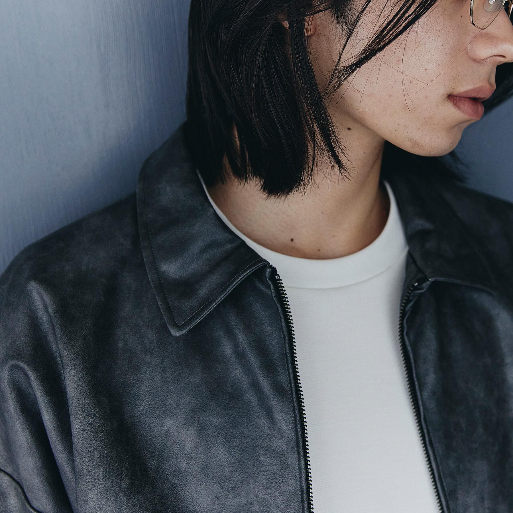 tk.TAKEO KIKUCHI「ヴィンテージライクドロップショルダージップブルゾン」|ブルゾン・スタジャン|