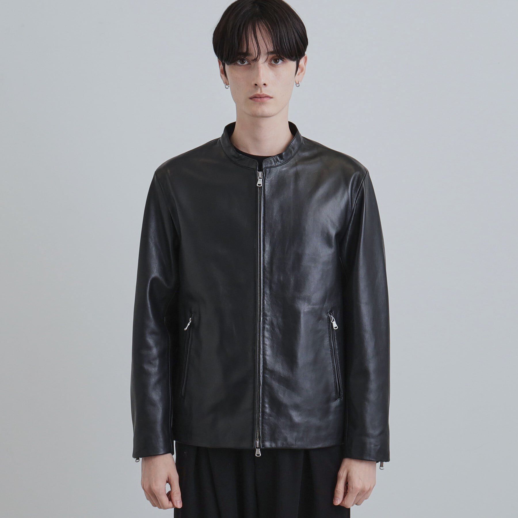 tk.TAKEO KIKUCHI「【本革】ラムレザーシングルライダース」|ライダースジャケット|