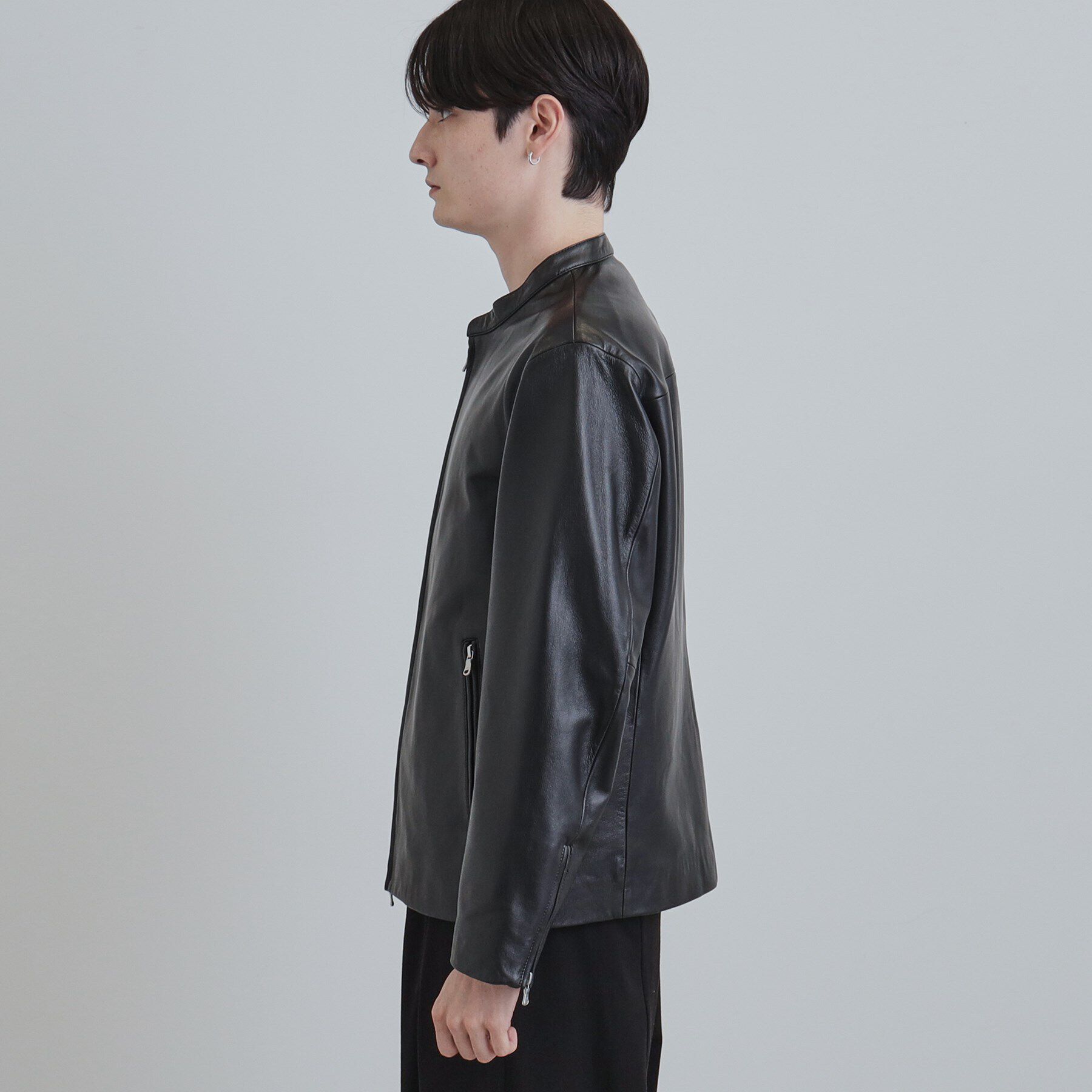 tk.TAKEO KIKUCHI「【本革】ラムレザーシングルライダース」|ライダースジャケット|