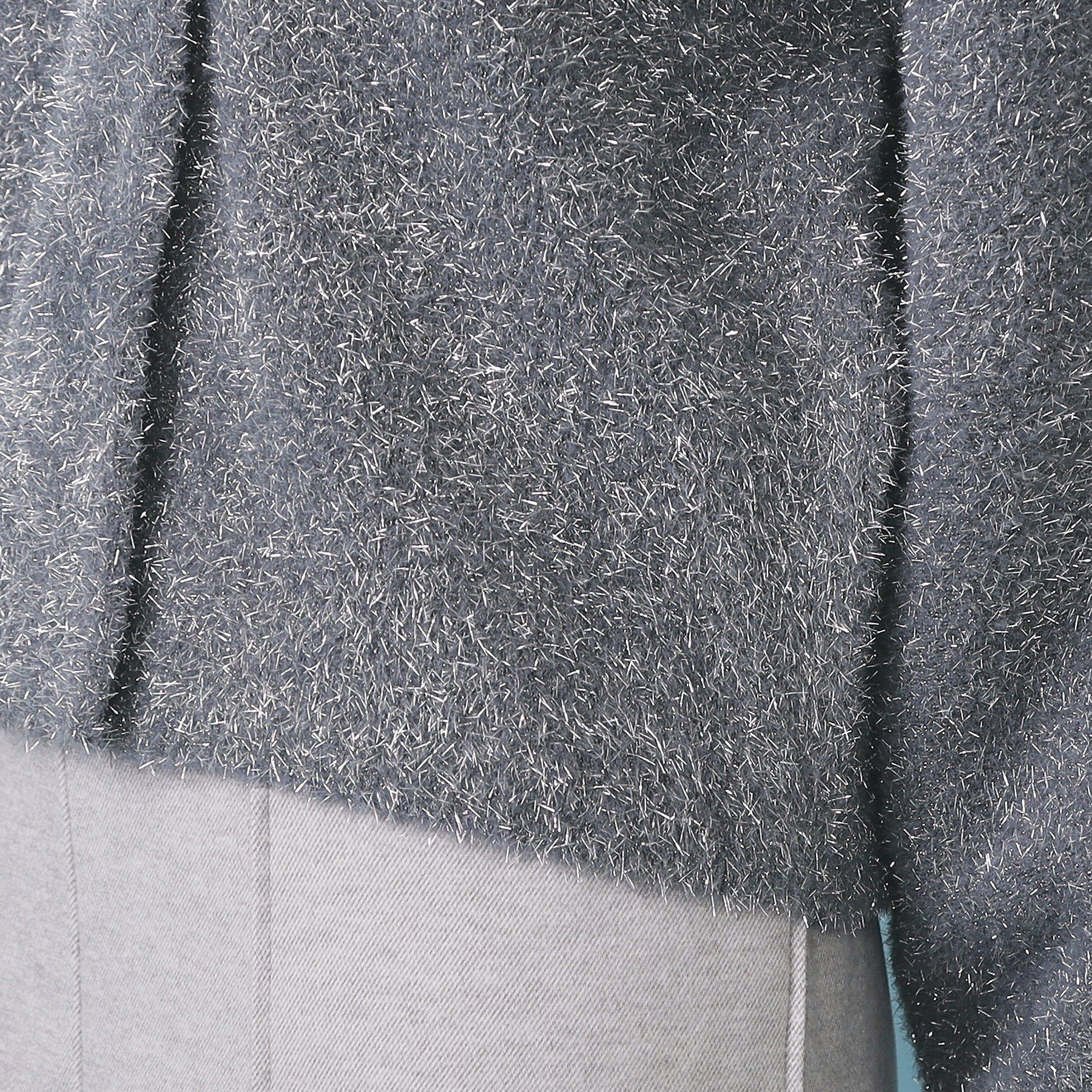 index「リボンブローチフィルムラメフェザーカーディガン【洗濯機OK】」|カーディガン|