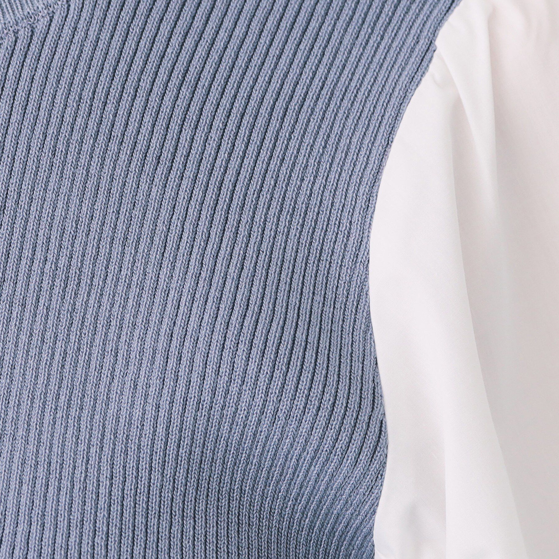 index「シャーリングドッキングニット【洗濯機OK】」|ニット・セーター|