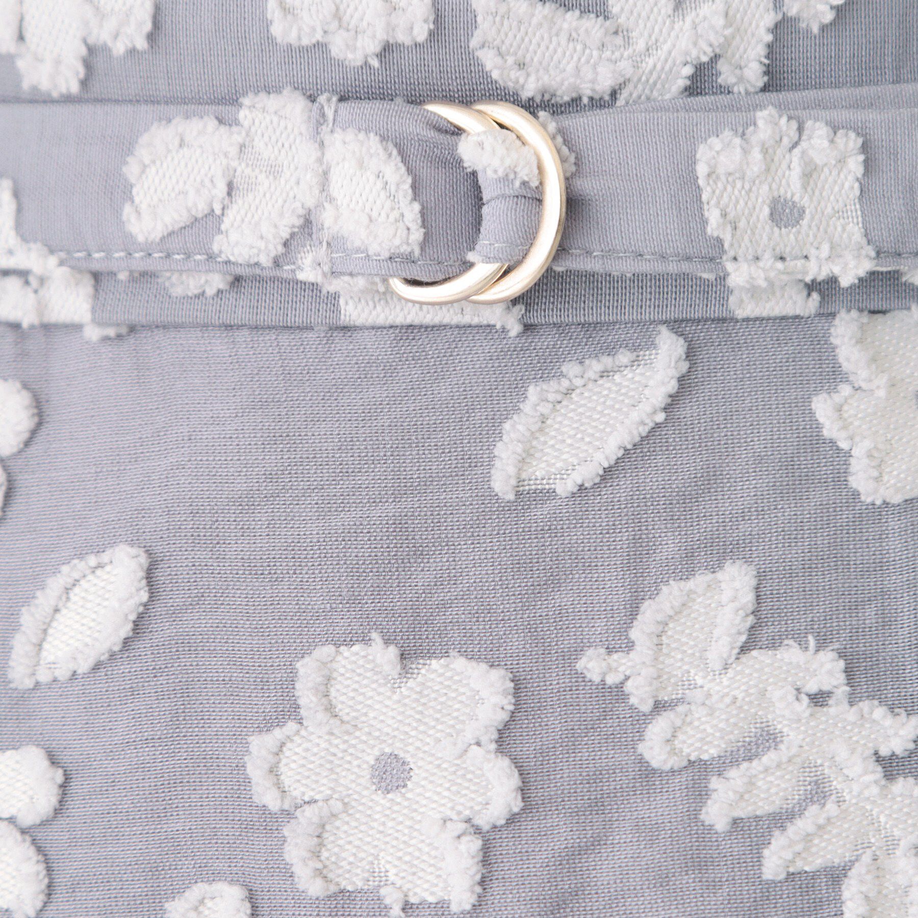 index「麻調花柄ジャカードフレアスカート【洗える】」|スカート|