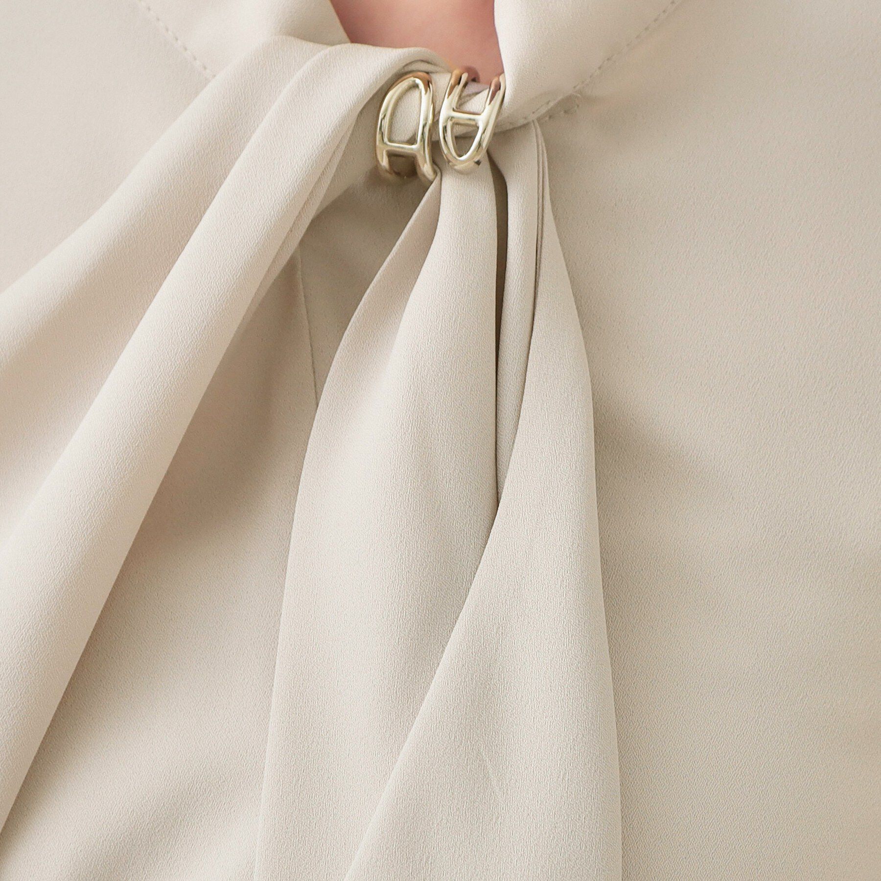 index「アシメドレープボウタイブラウス【洗濯機OK/イージーアイロン】」|シャツ・ブラウス|