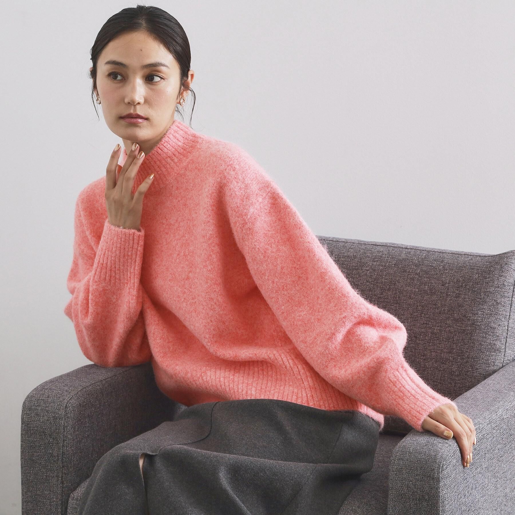 OPAQUE.CLIP「ふわふわハイネックニット【洗濯機OK】」|ニット・セーター|