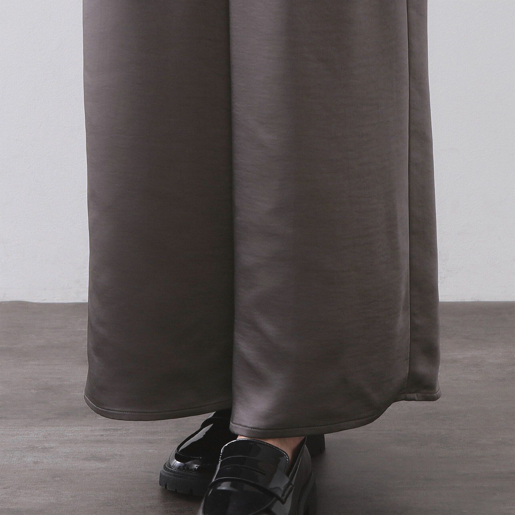 OPAQUE.CLIP「サテンイージーワイドパンツ【洗濯機OK】」|その他|