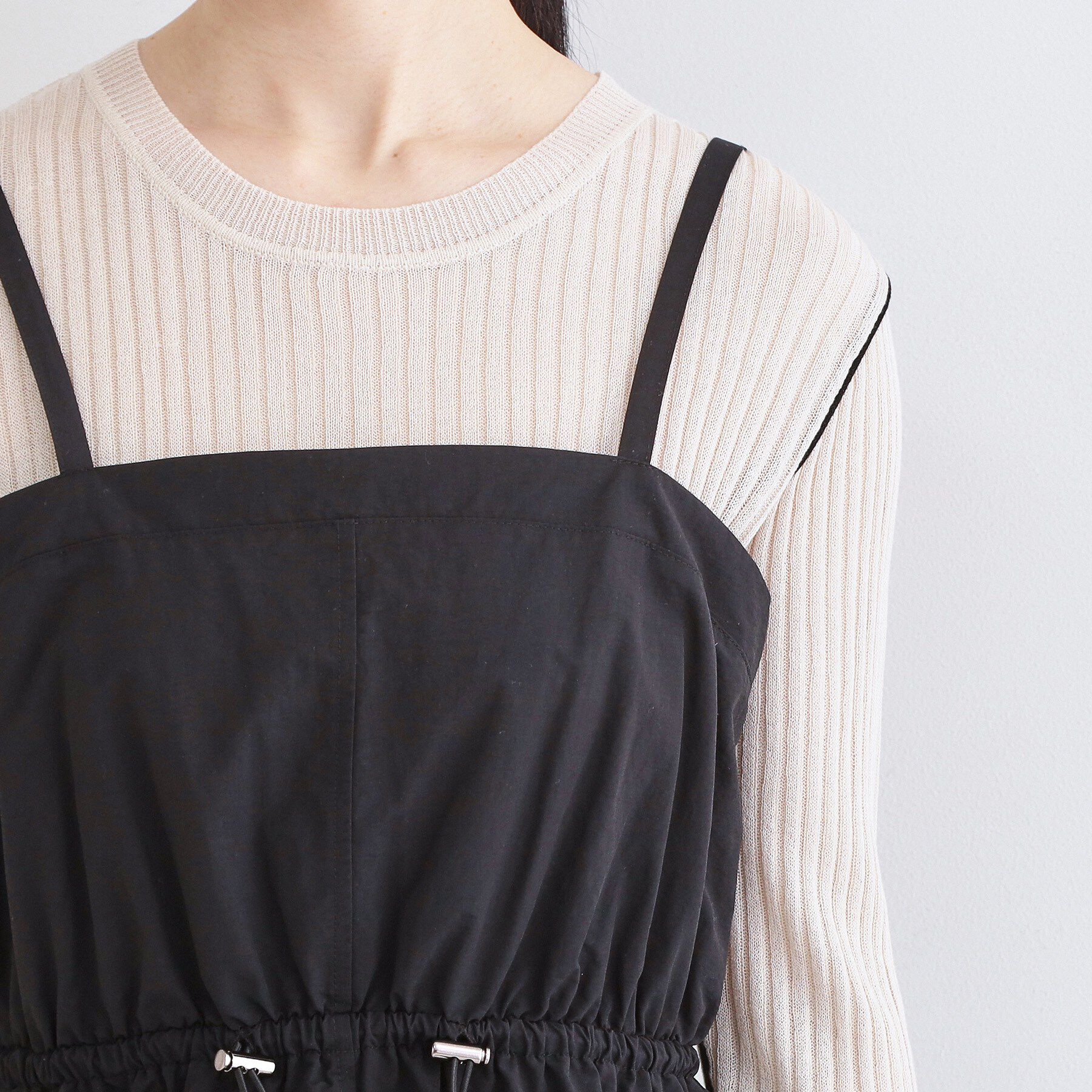 OPAQUE.CLIP「ポケットキャミワンピース【洗濯機OK】」|ワンピース|