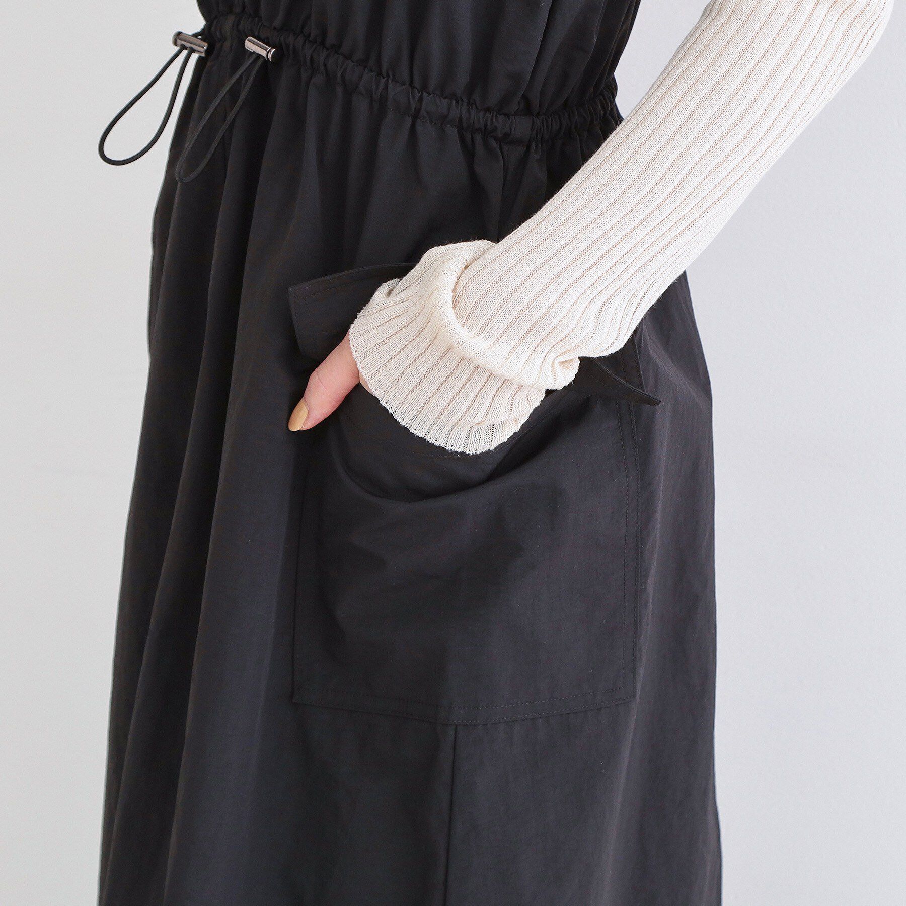 OPAQUE.CLIP「ポケットキャミワンピース【洗濯機OK】」|ワンピース|