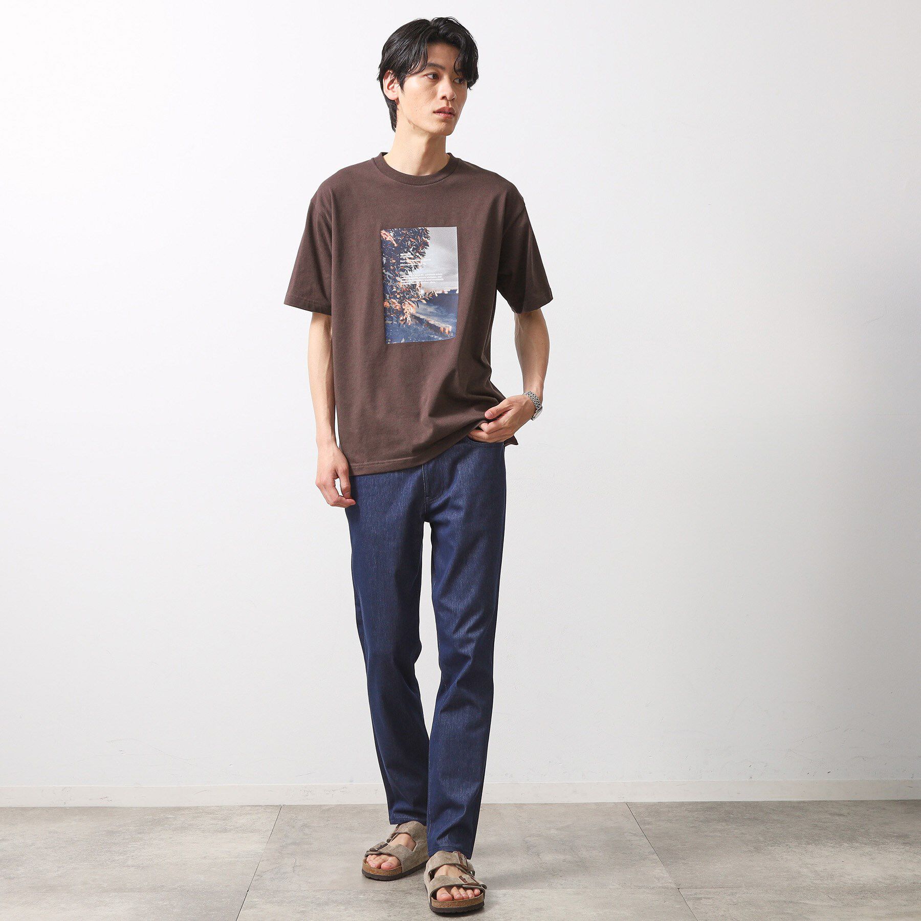 THE SHOP TK「【旅するTシャツ】フォトプリント マシンウォッシャブル／サスティナブル」|Tシャツ・カットソー|