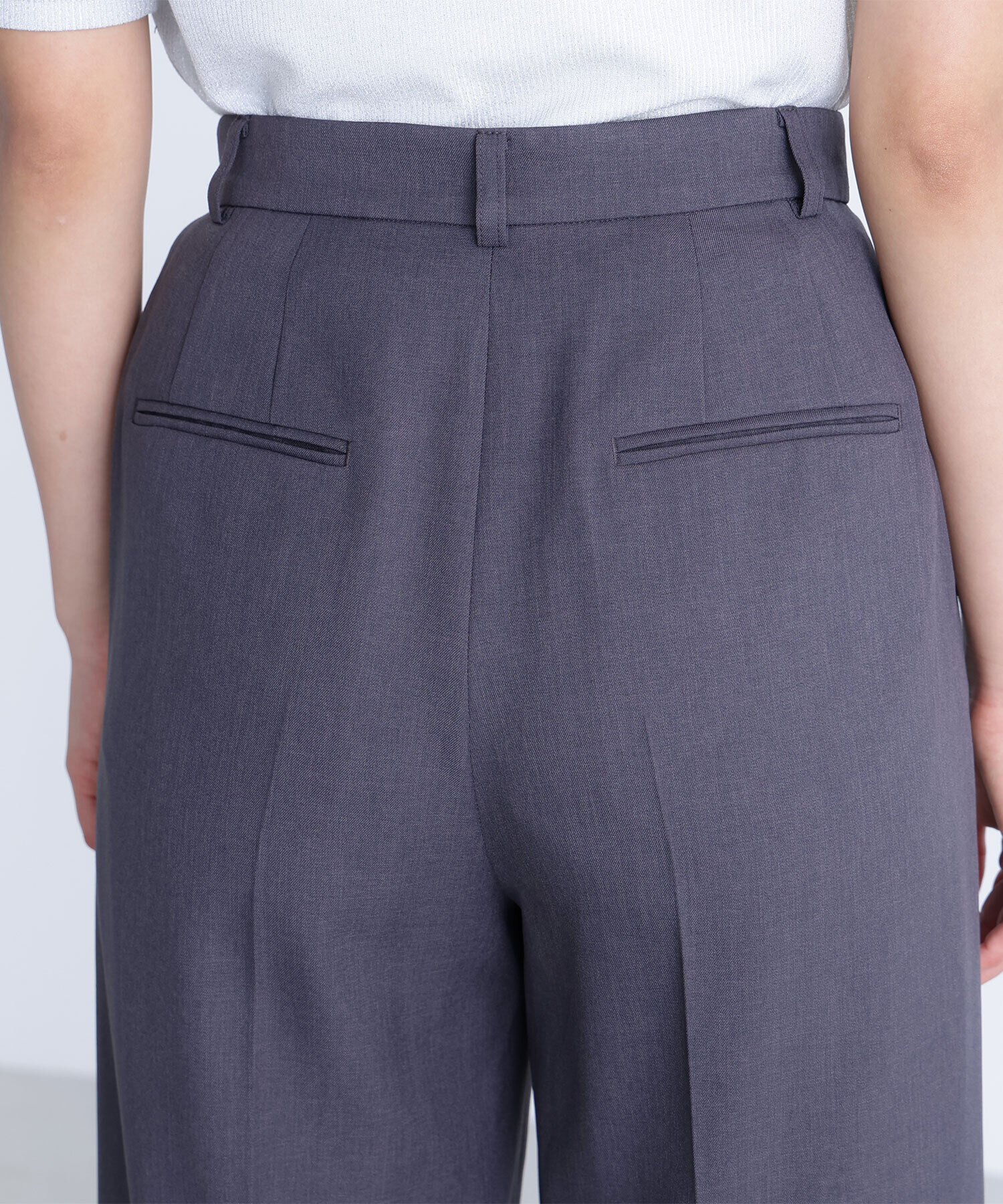  「パウダリーツイルセットアップシリーズ　ワイドストレートパンツ」|その他|