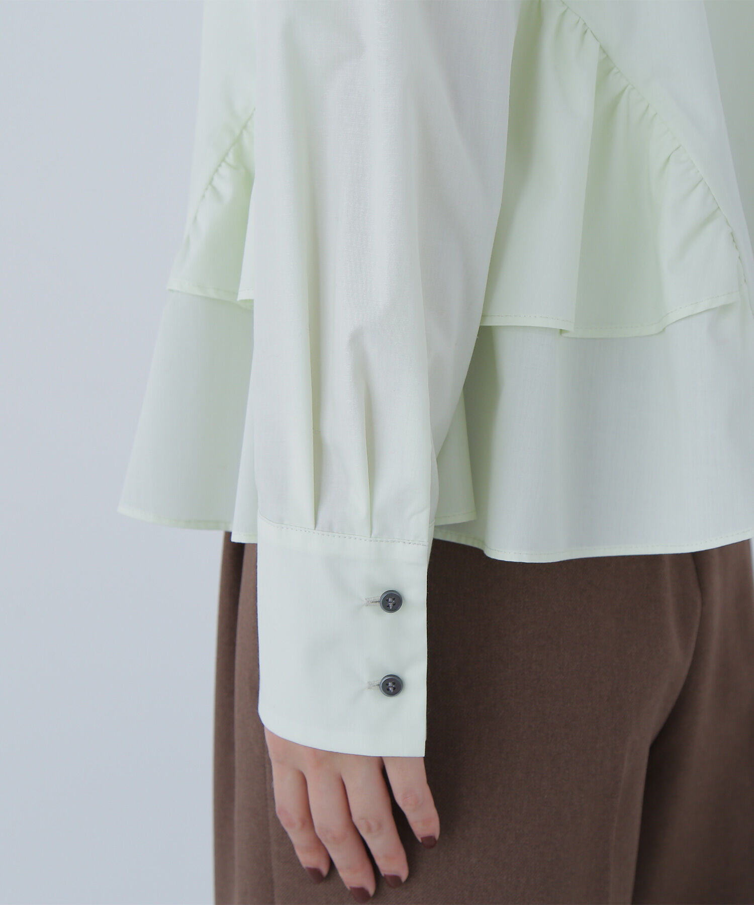  「サイドティアードシャツ」|シャツ・ブラウス|