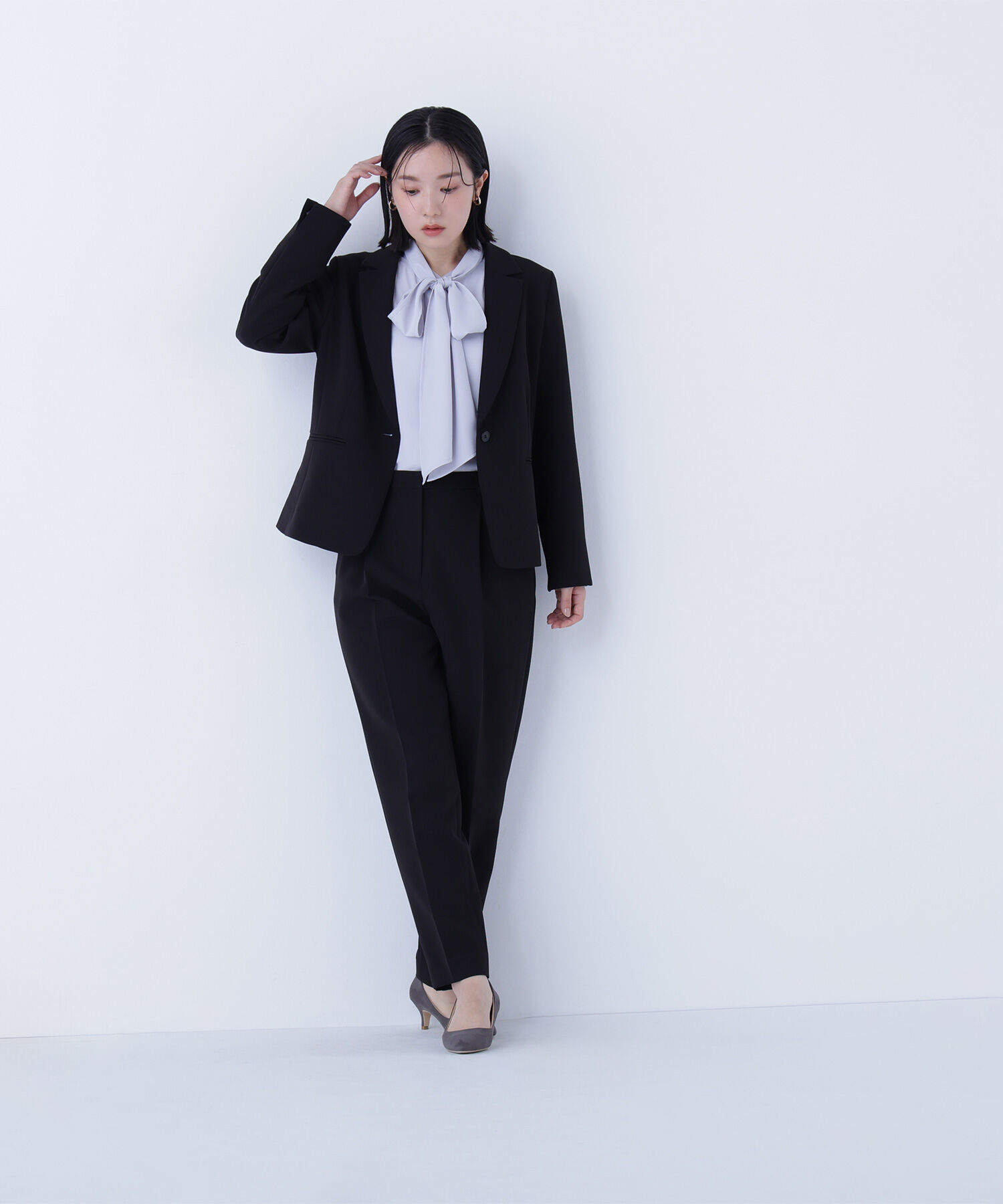  「ダブルクロスストレッチ SETUP テーパードパンツ」|その他|