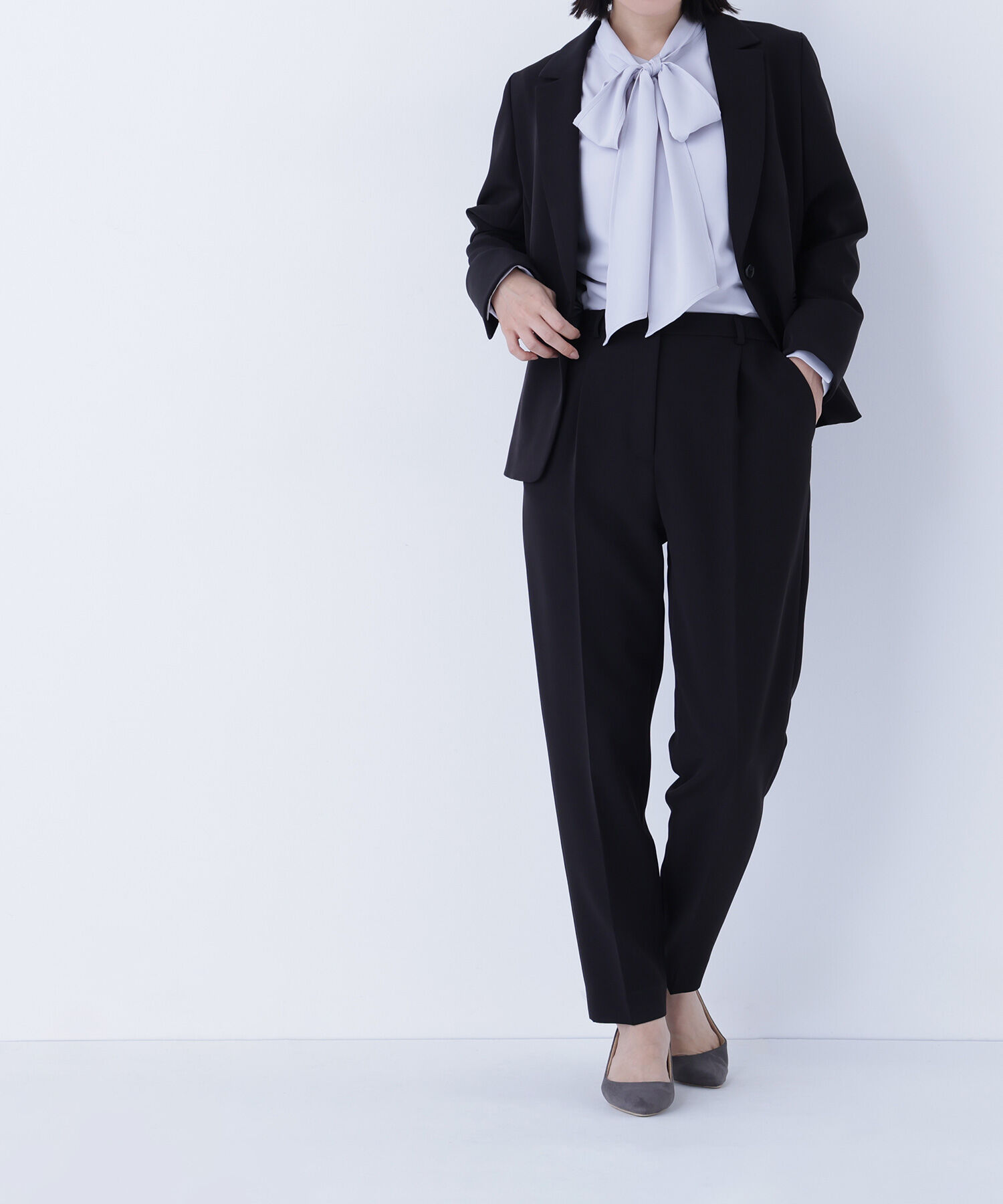  「ダブルクロスストレッチ SETUP テーパードパンツ」|その他|