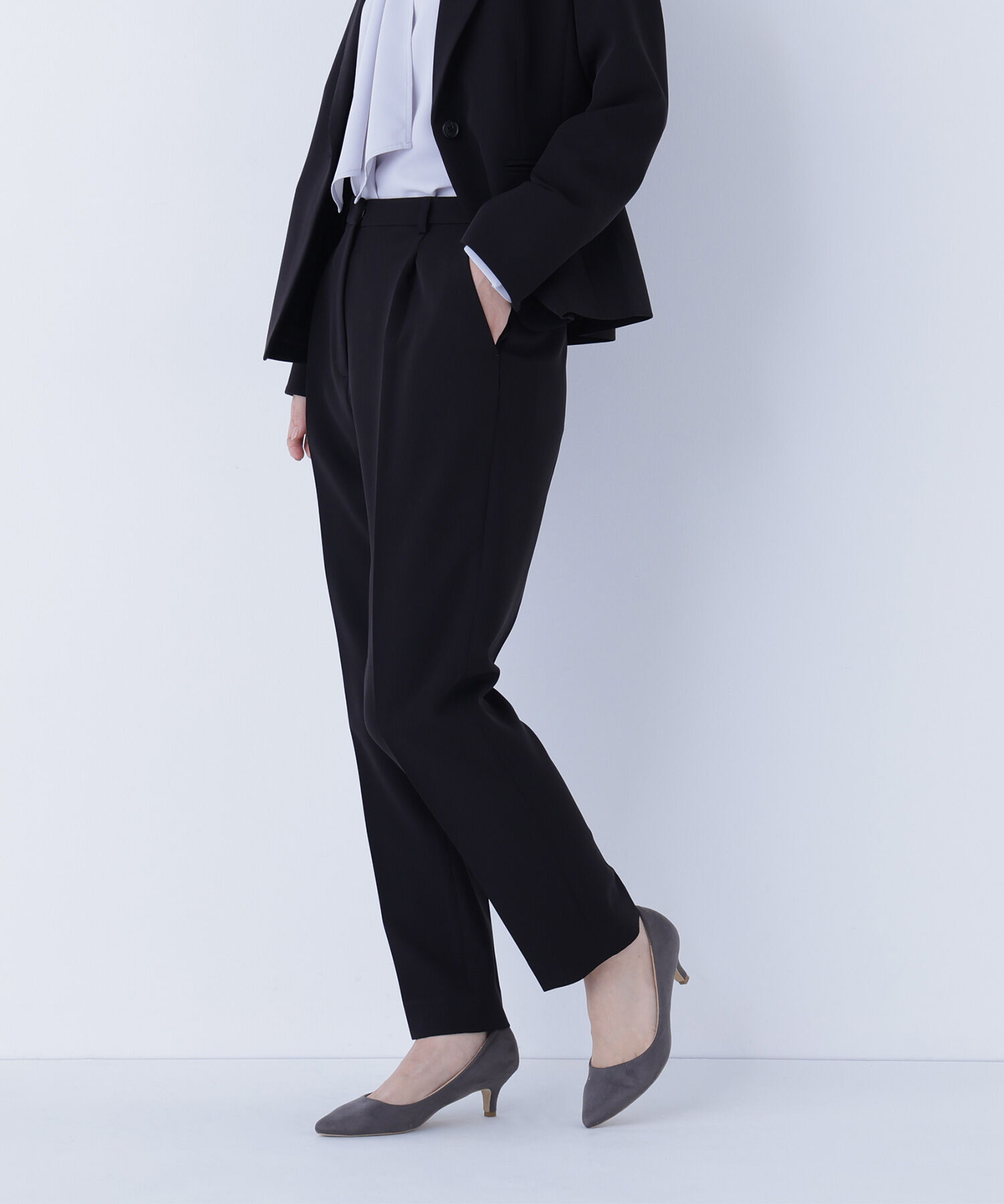  「ダブルクロスストレッチ SETUP テーパードパンツ」|その他|