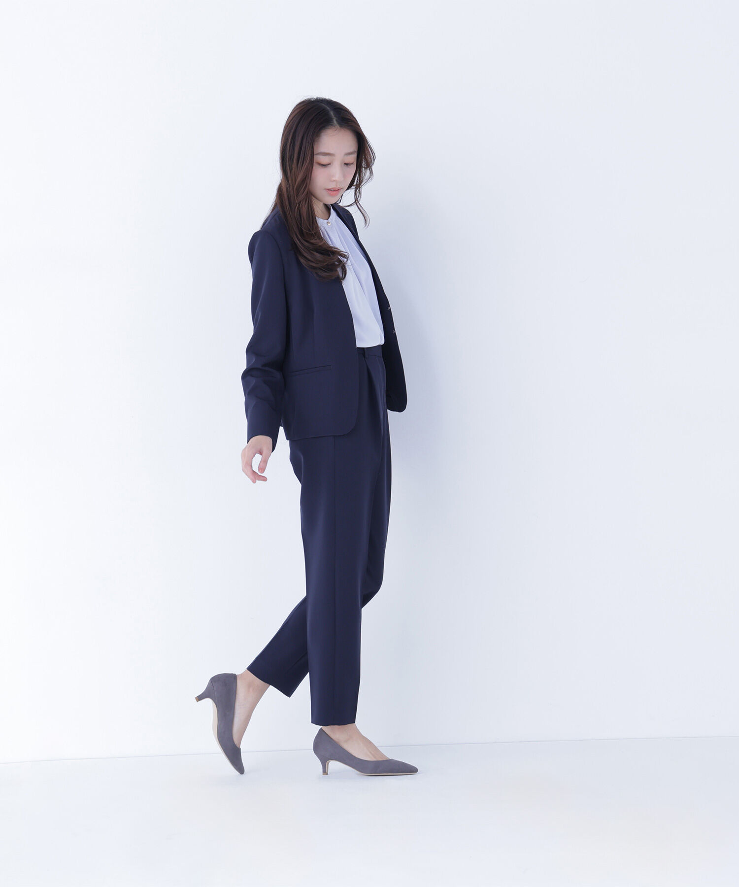  「ダブルクロスストレッチ SETUP テーパードパンツ」|その他|