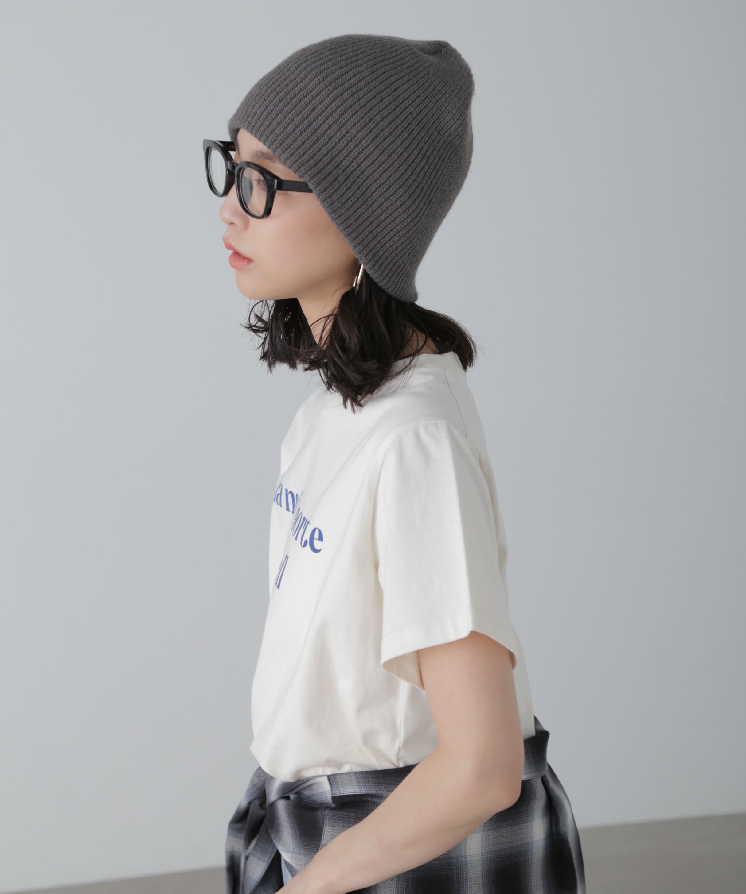  「カラーフレンチロゴプリントTシャツ」|Tシャツ・カットソー|