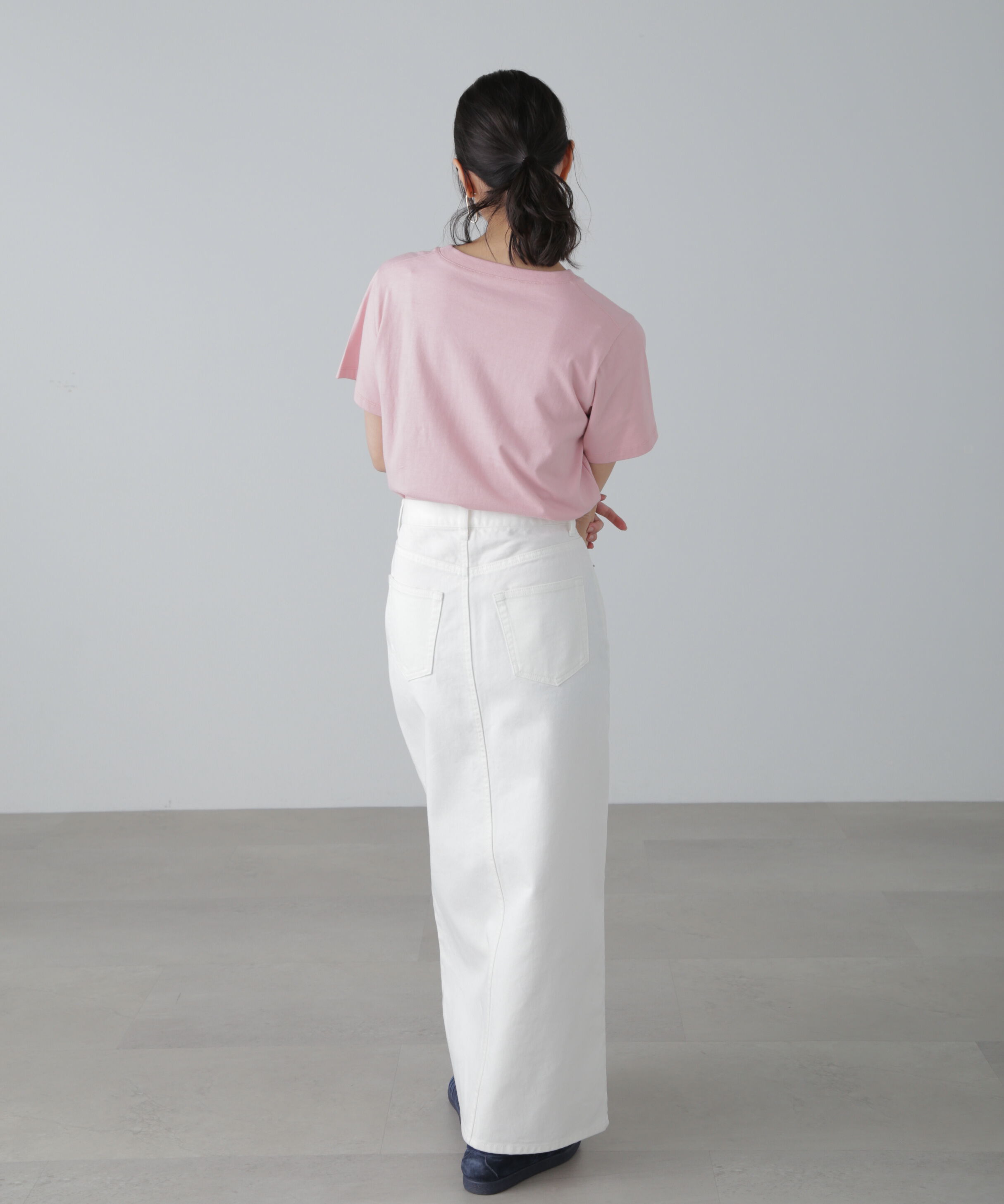  「カラーフレンチロゴプリントTシャツ」|Tシャツ・カットソー|