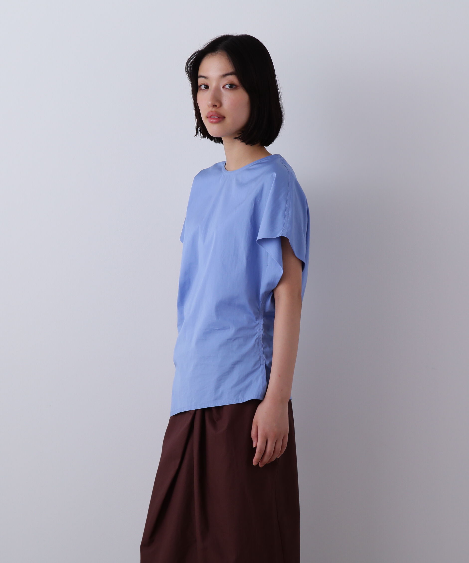 YLEVE 「YLEVE / FINX COTTON WEATHER ASYMMETRY PULLOVER SHIRT」|シャツ・ブラウス|