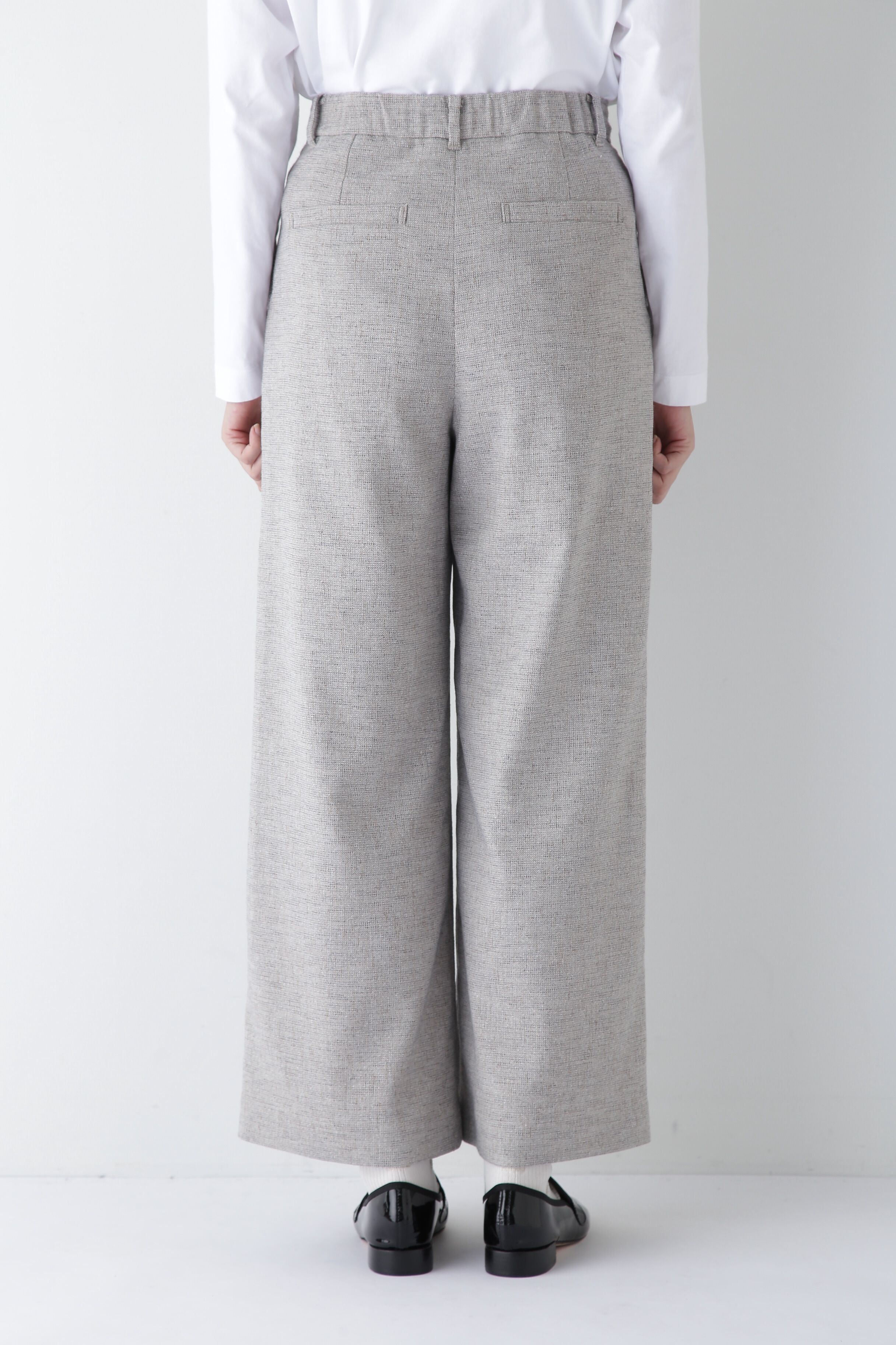  「◆リングミックスツィードセミワイドパンツ」|その他|