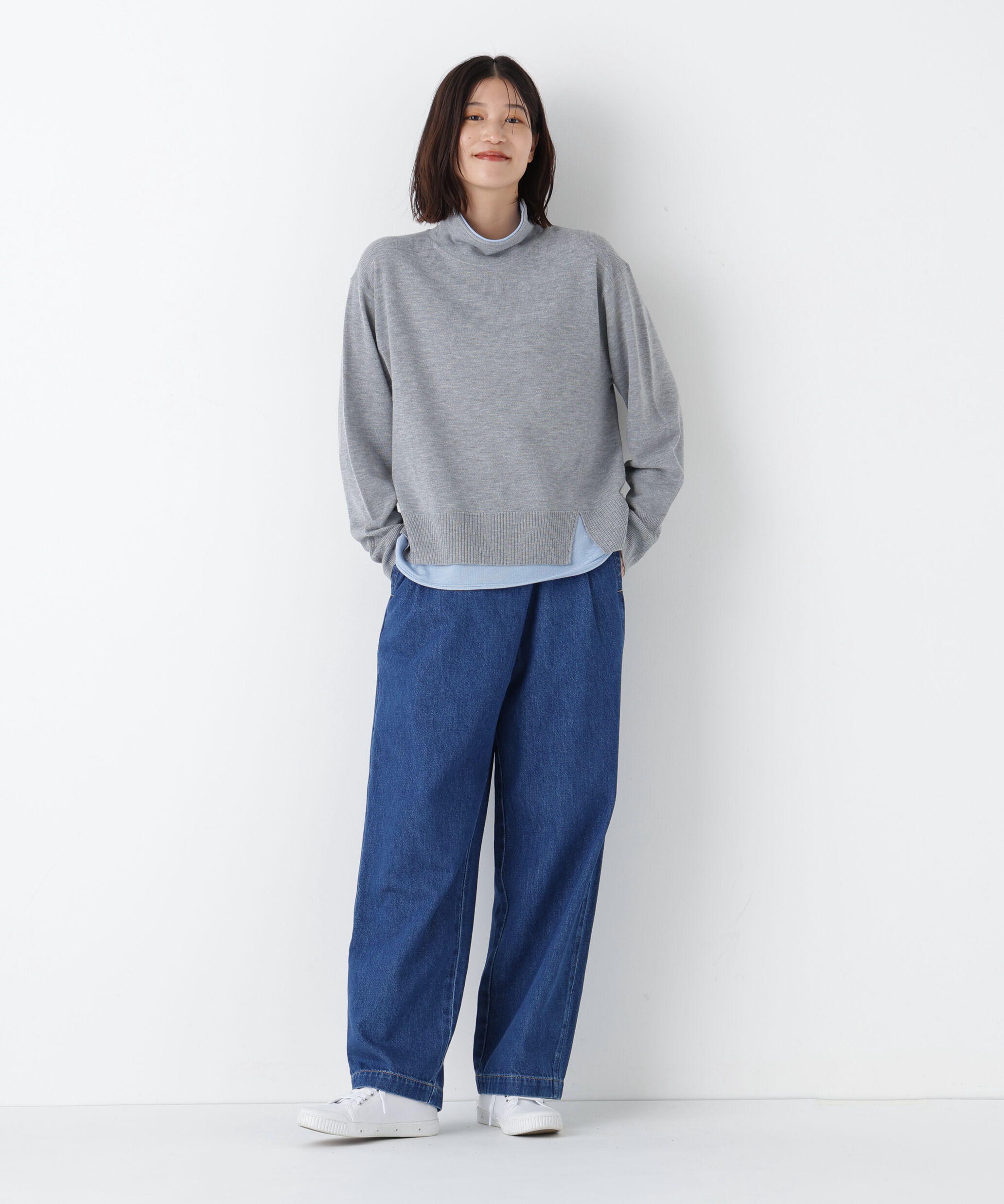  「◆《ウォッシャブル》ソフトデニムバレルパンツ」|その他|