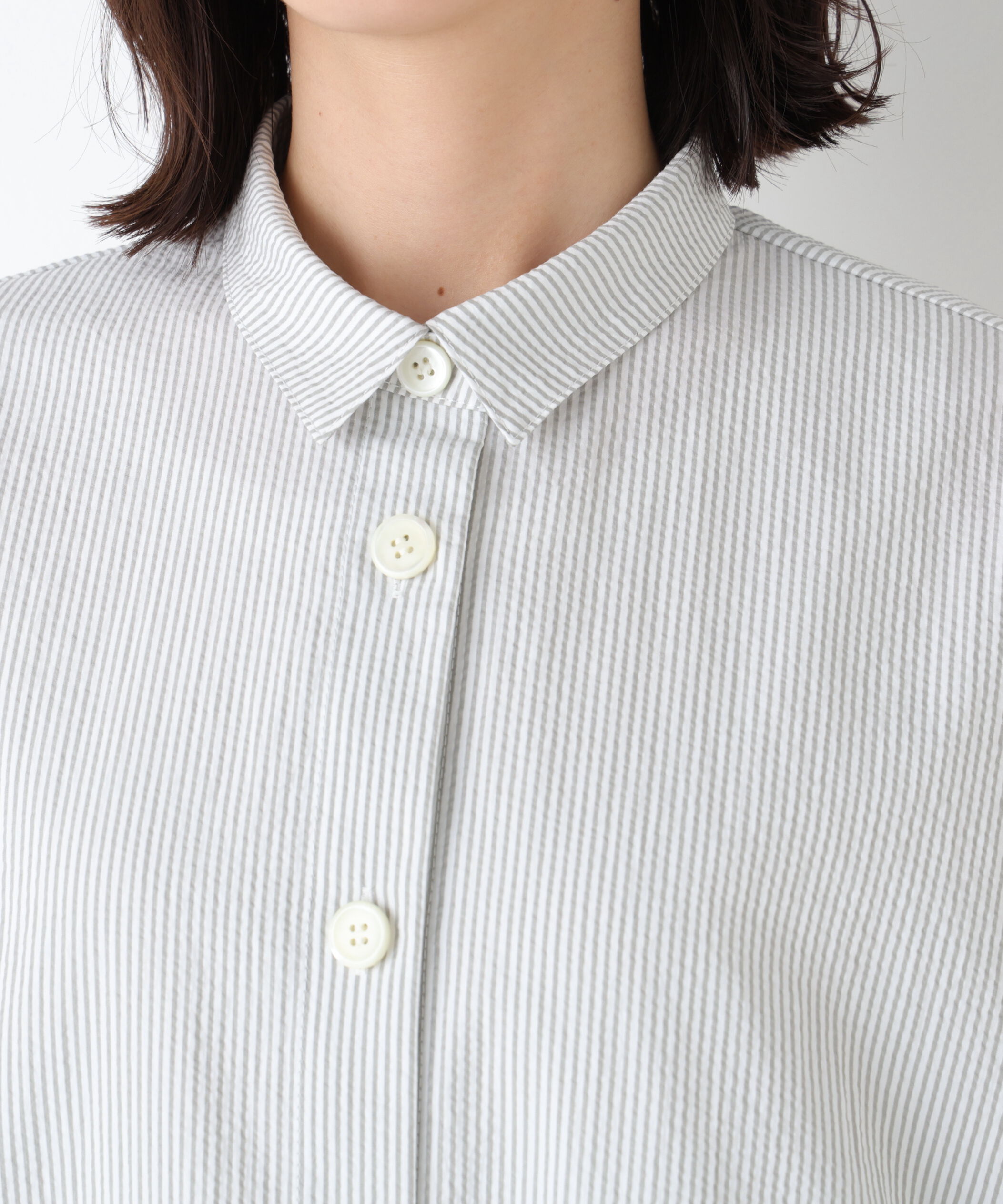  「◆サッカーシャツ羽織」|シャツ・ブラウス|