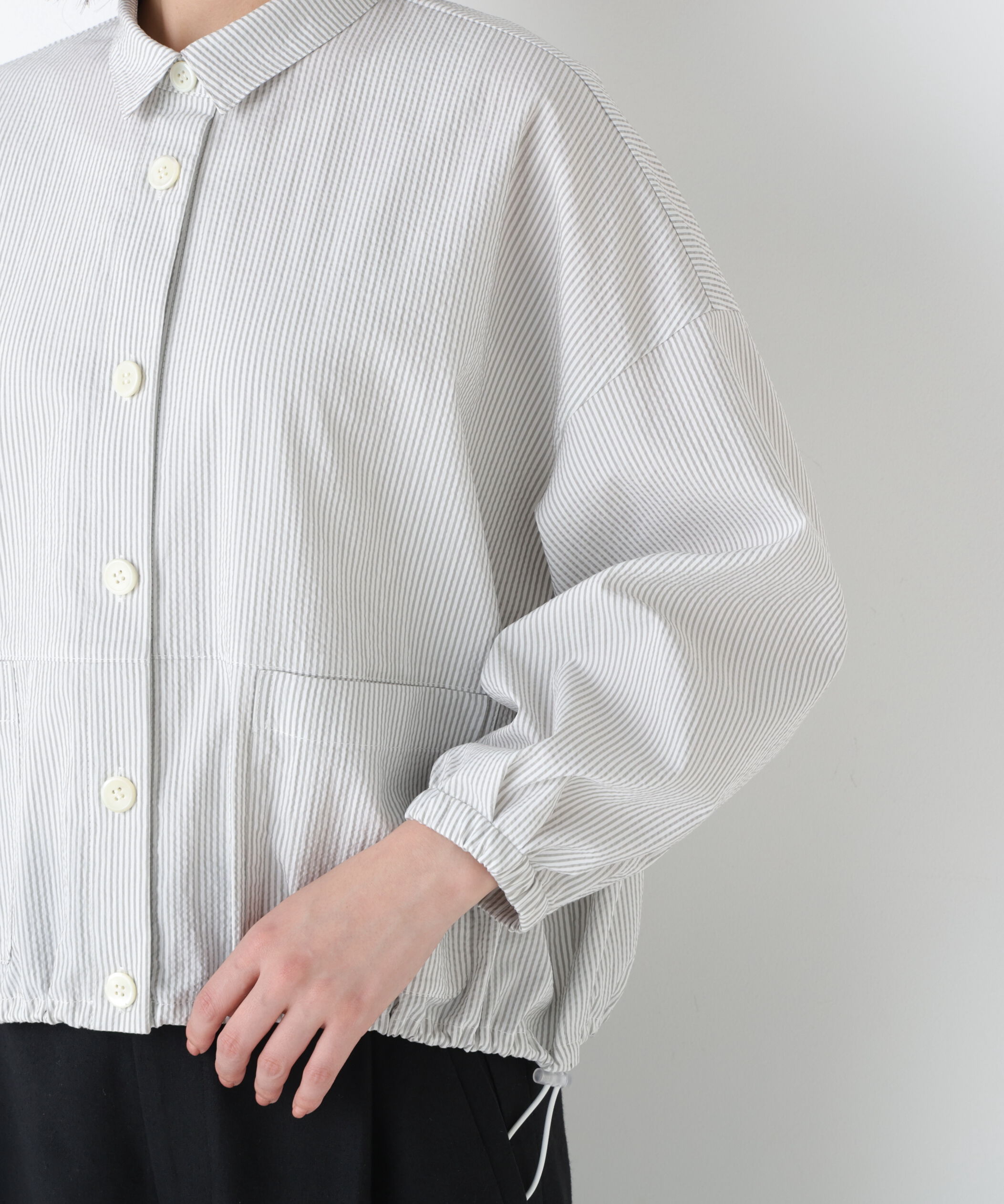  「◆サッカーシャツ羽織」|シャツ・ブラウス|