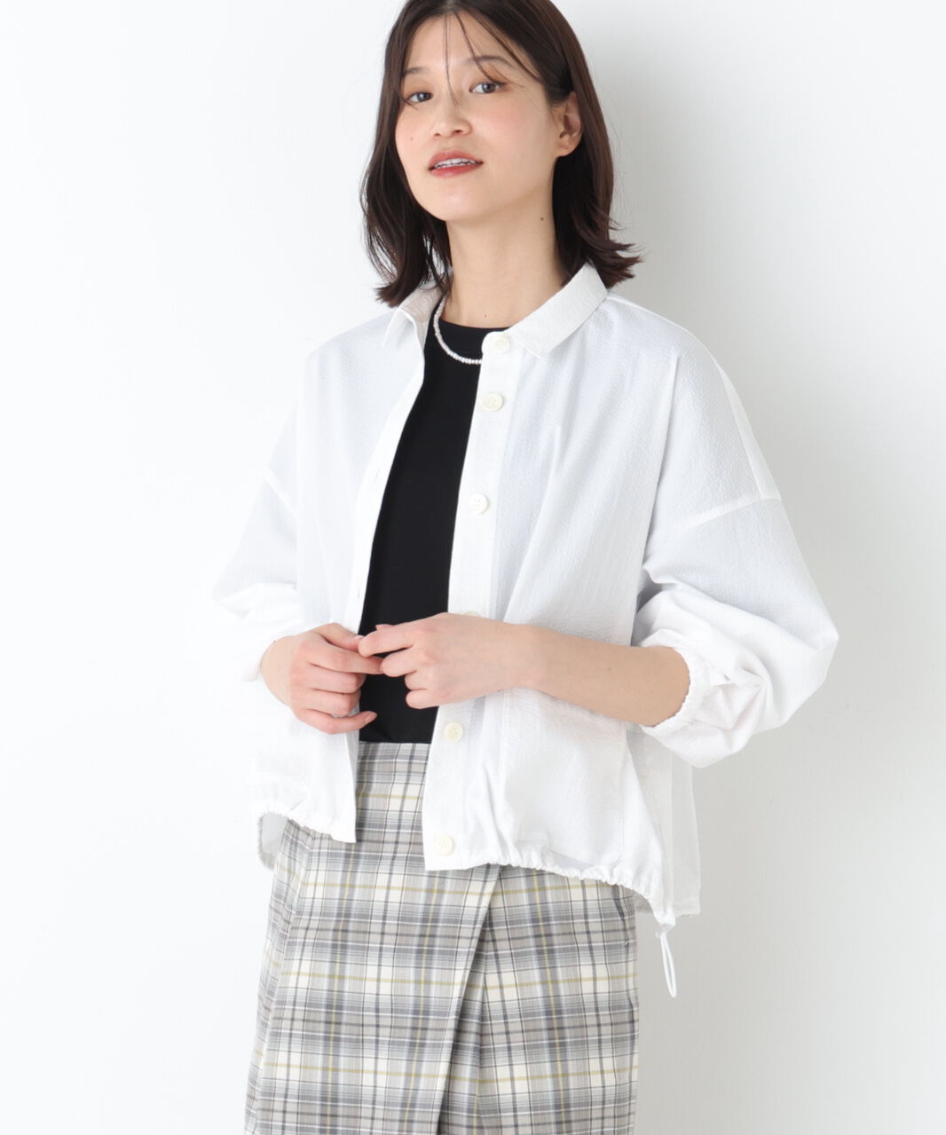  「◆サッカーシャツ羽織」|シャツ・ブラウス|